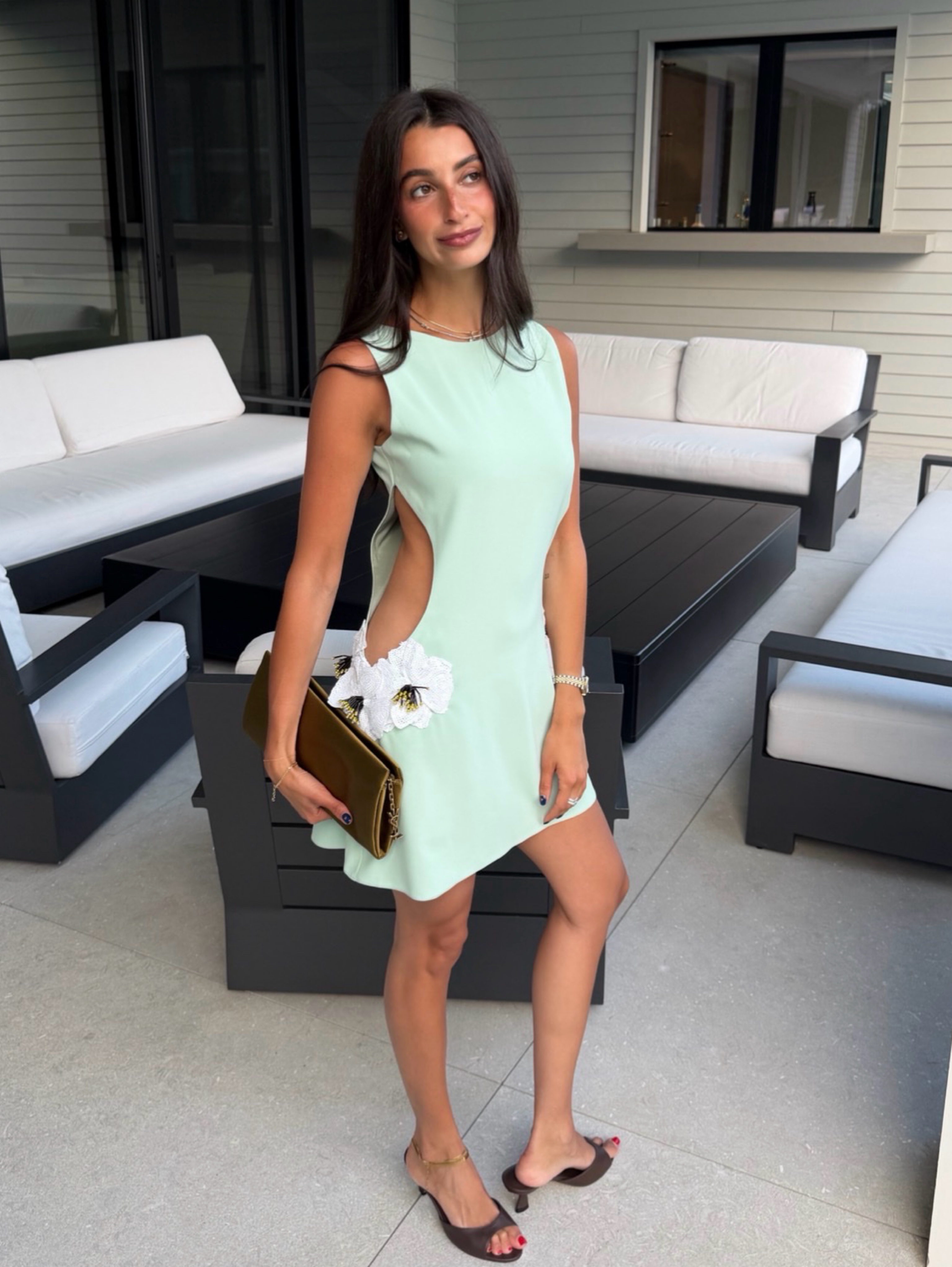 SEAM Ivy Mini Dress - Mint