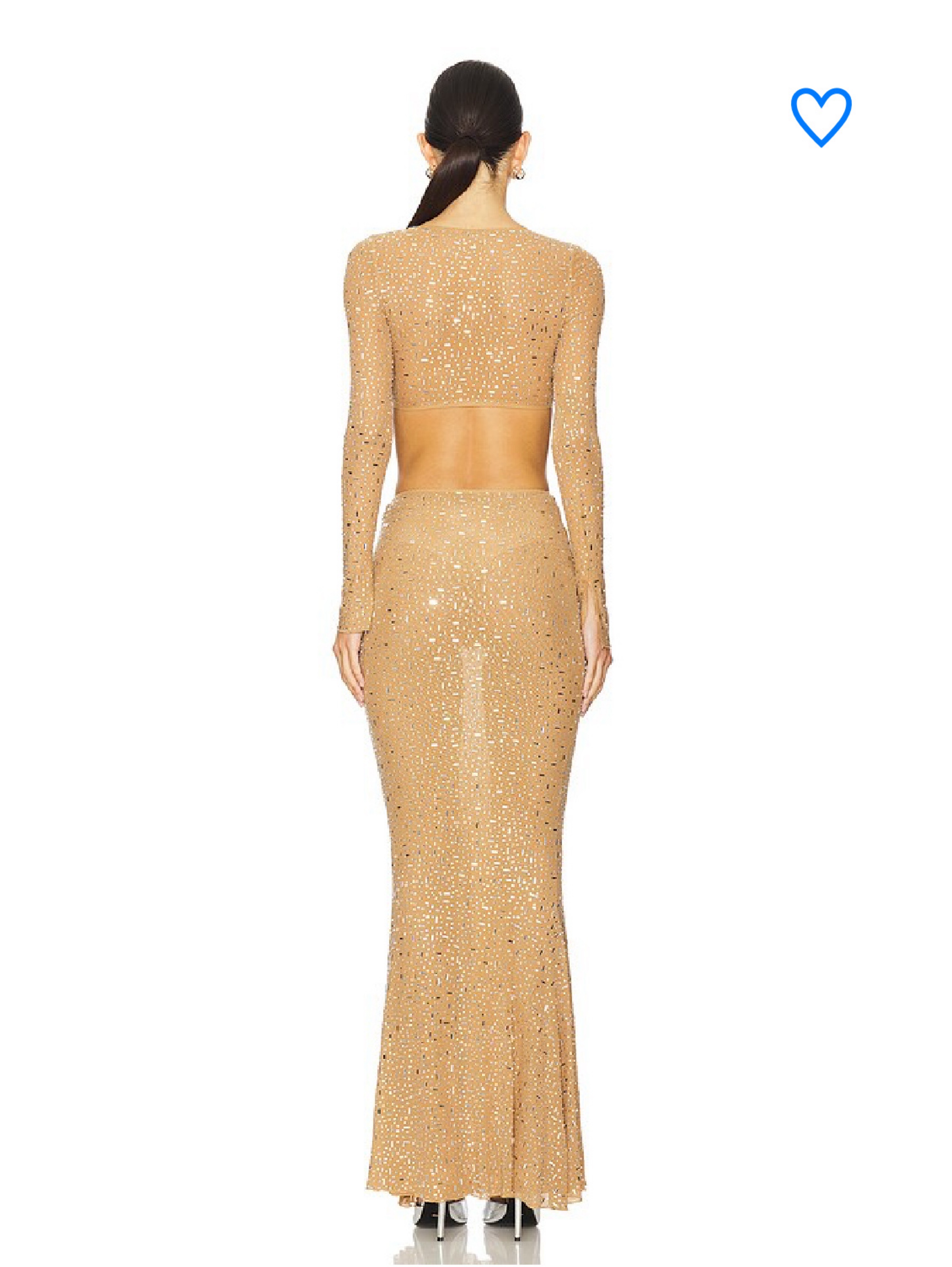 superdown gold dress Superdown Lennie Wrap Dress