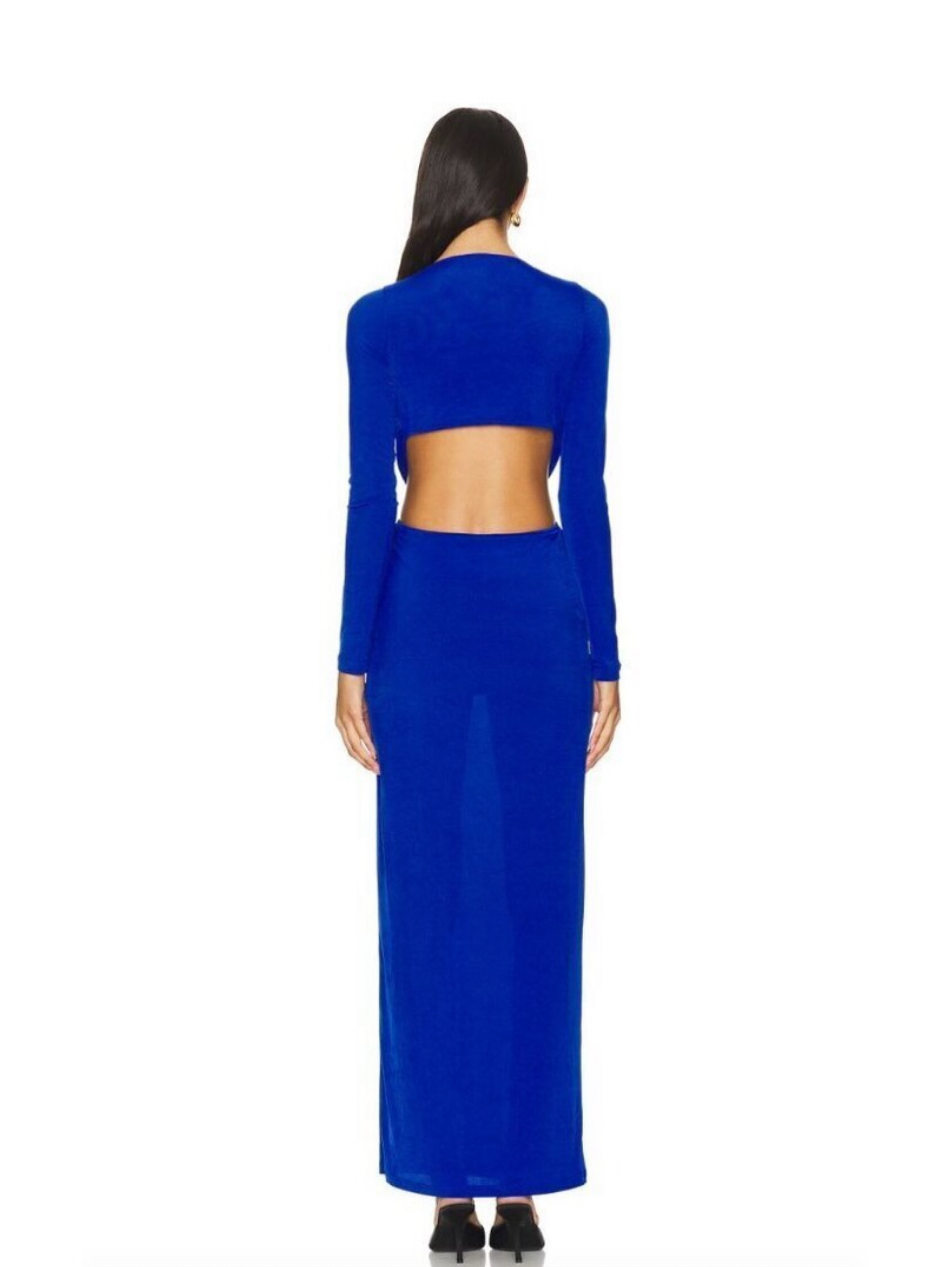 revolve blue long sleeve dress x REVOLVE Destiny Knit Dress