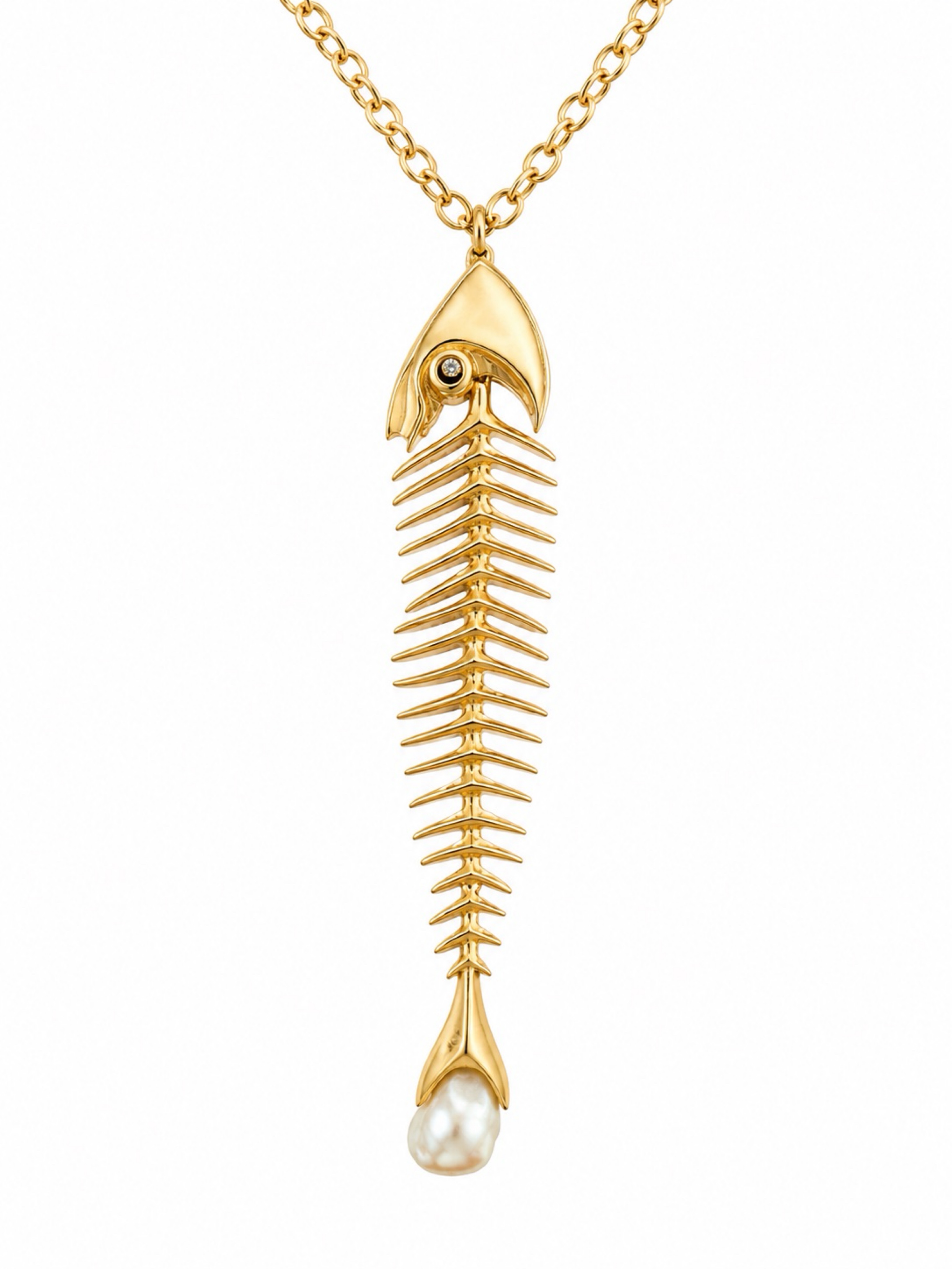 Schiaparelli Fish Necklace by Schiaparelli - Pickle
