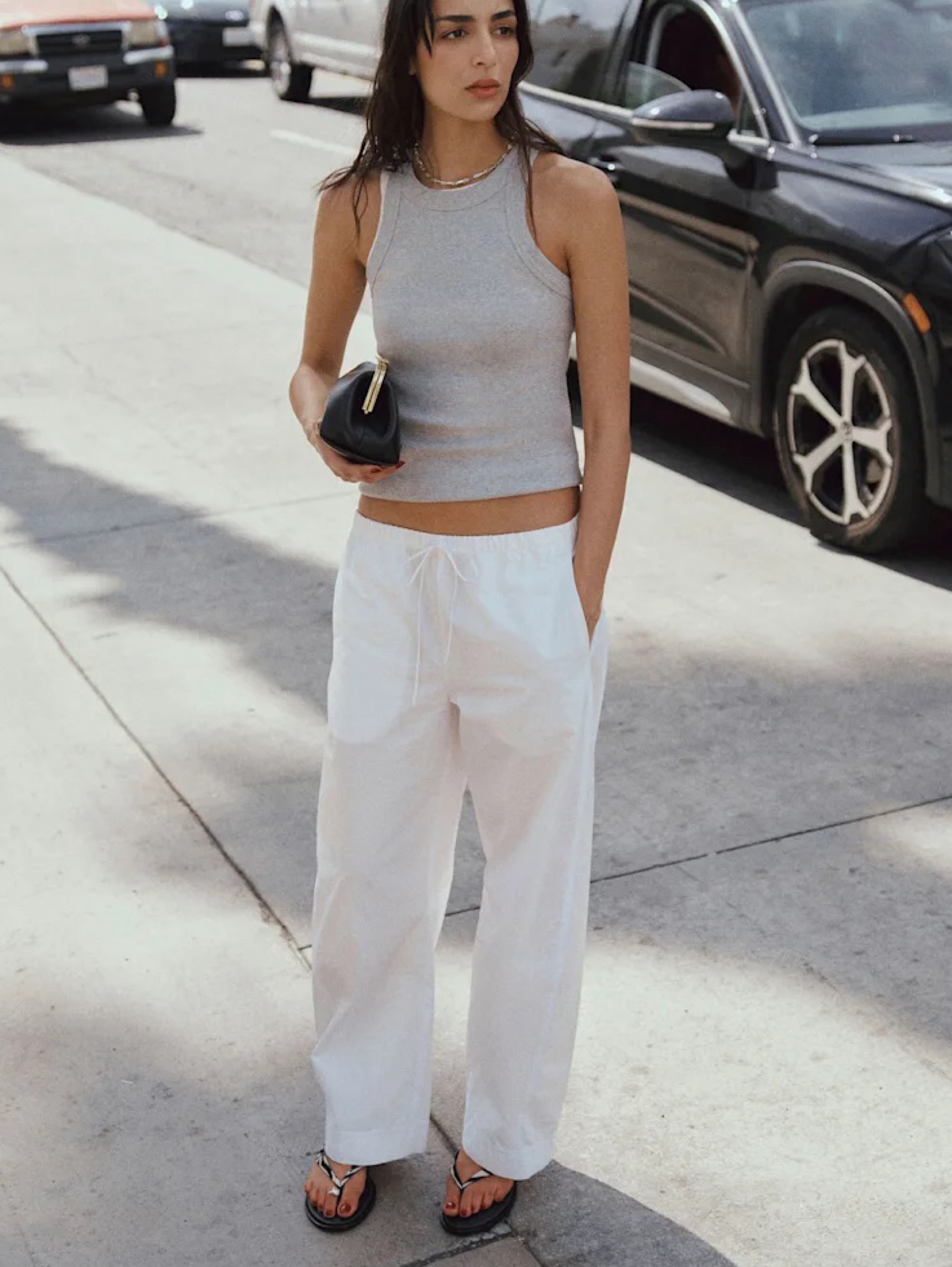 Reformation Elara Cotton Pants