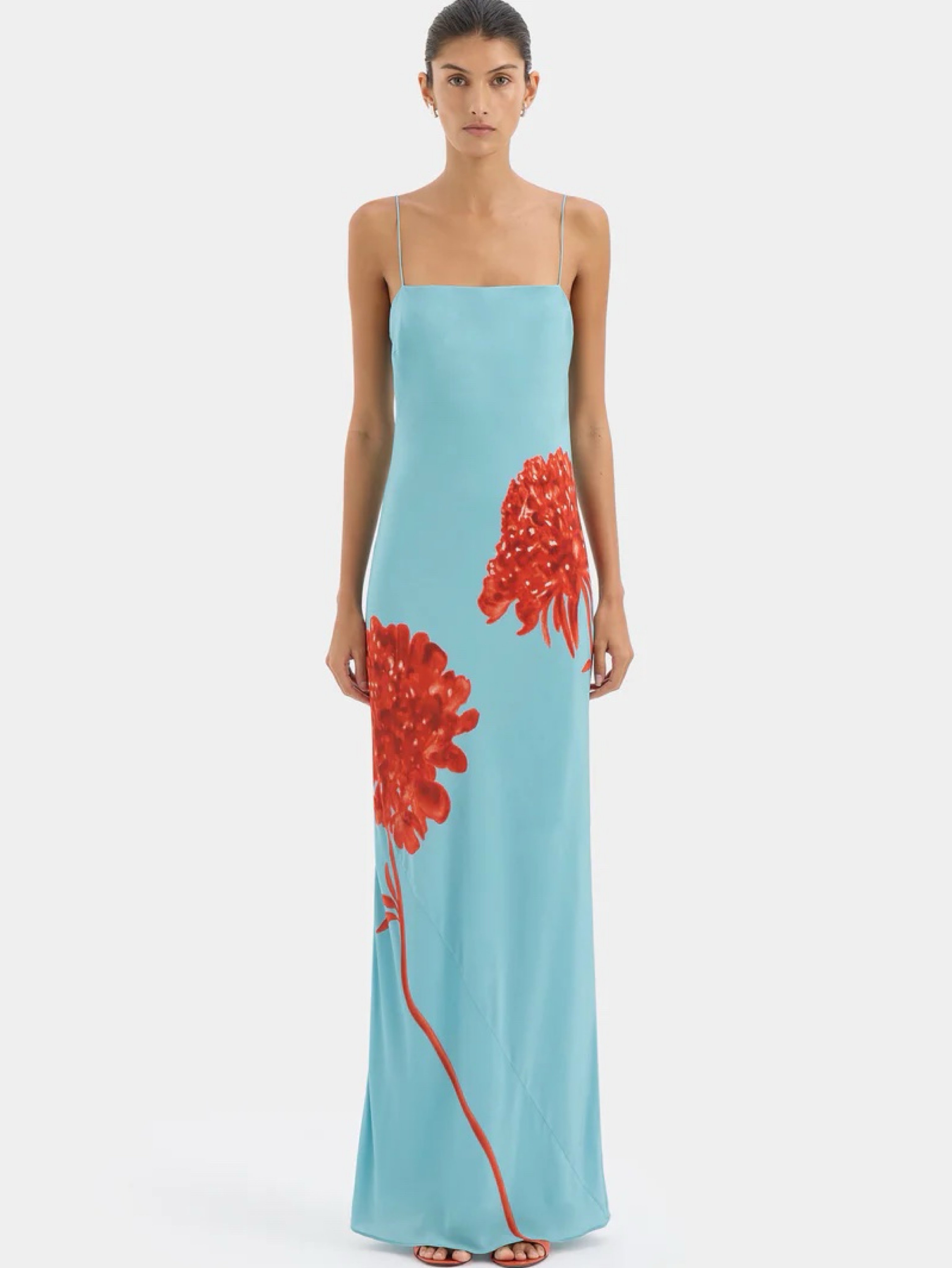 SIR Amelie Slip Maxi Dress in Flore