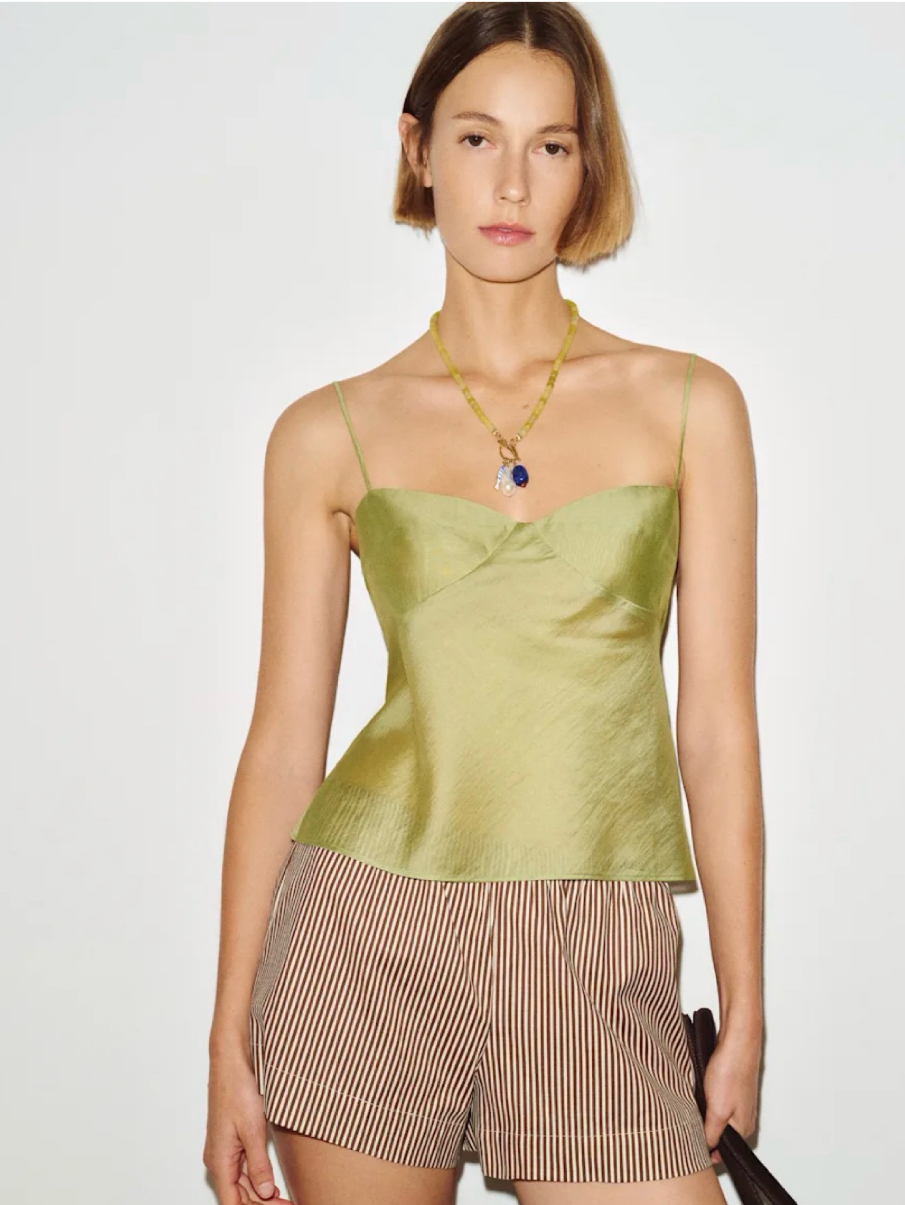 Reformation Alouette Top in Green