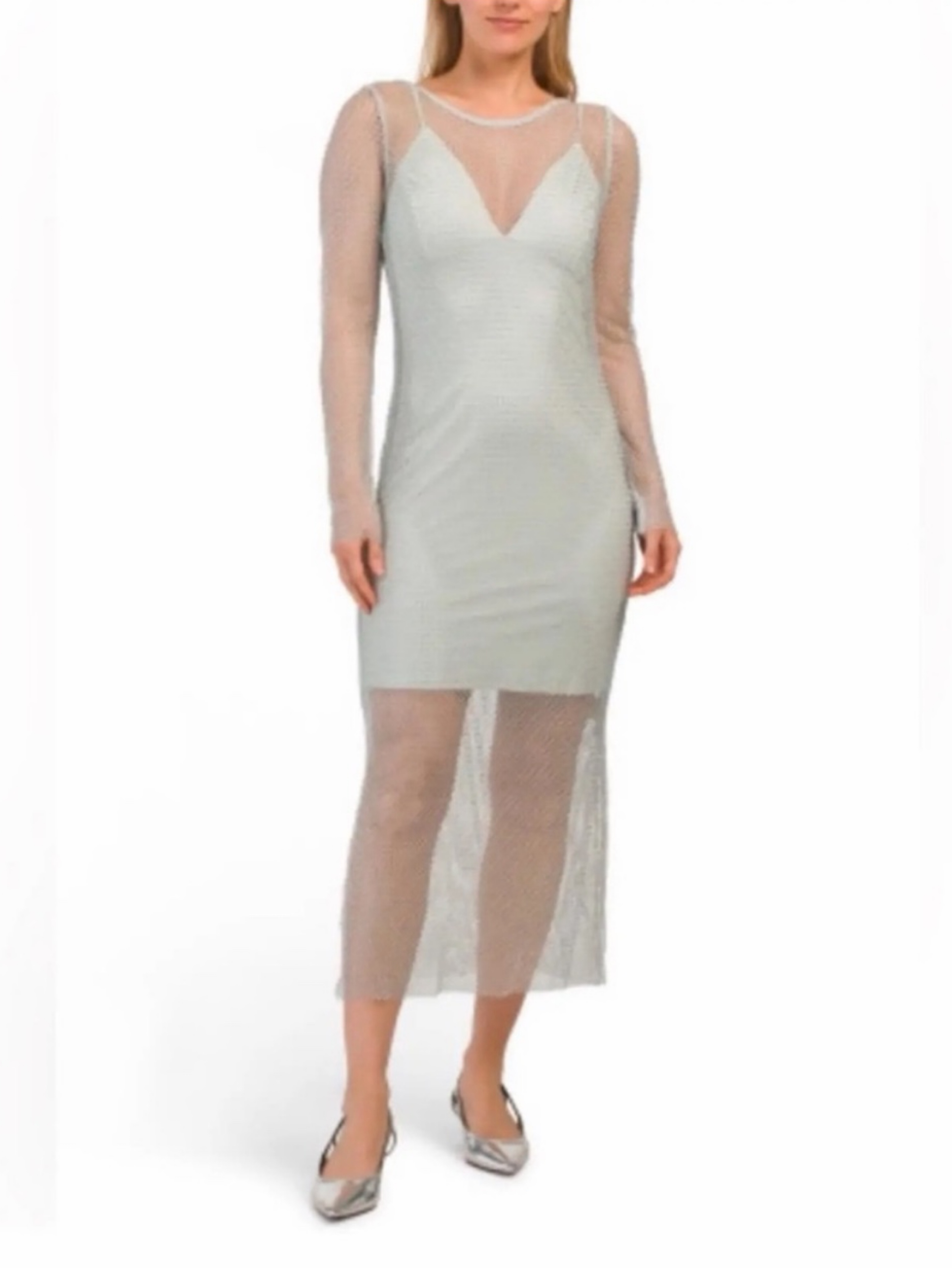 sheer house dress House of CB Sheer Dress