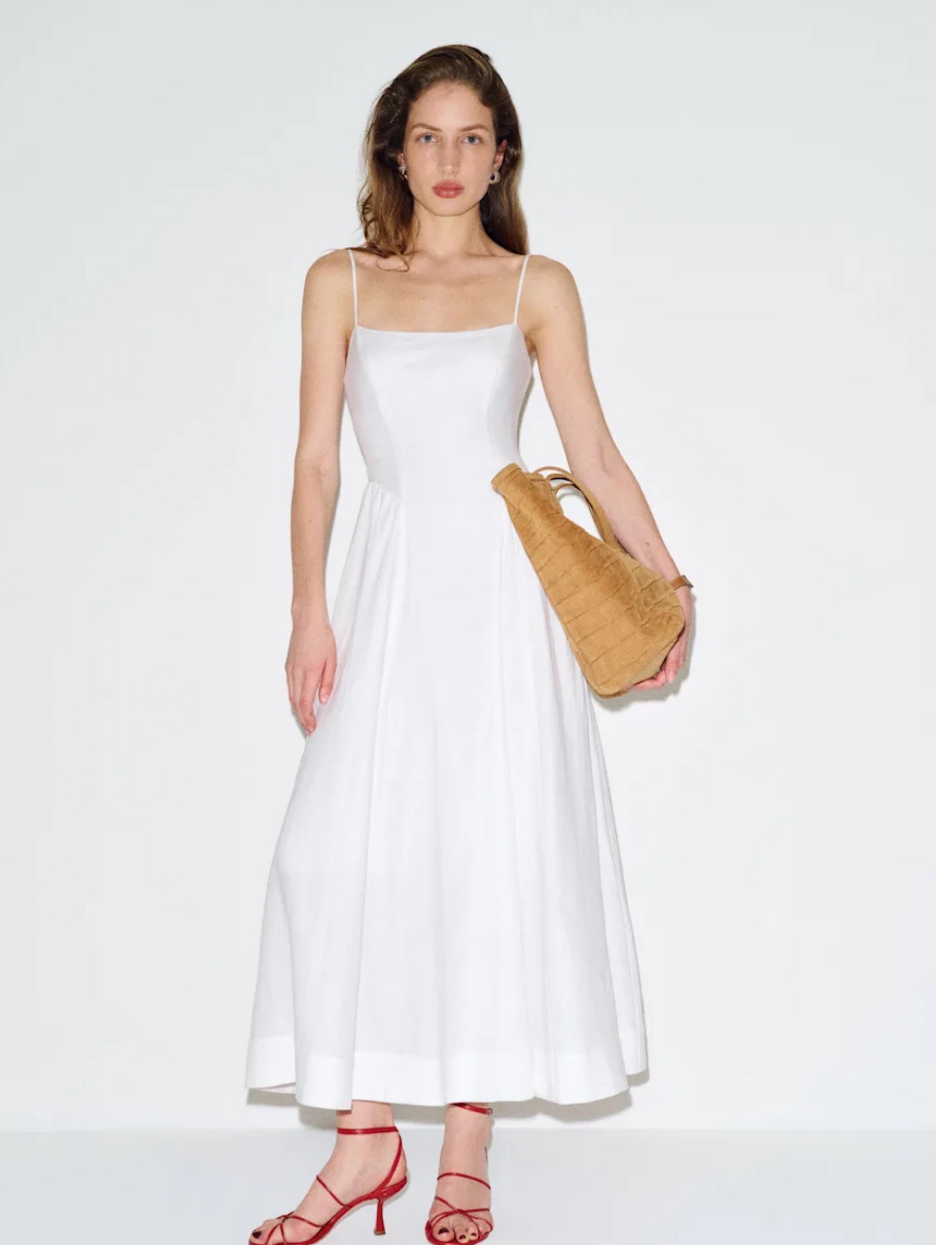 reformation white dress linen Reformation Belgium Linen Dress White Size 10