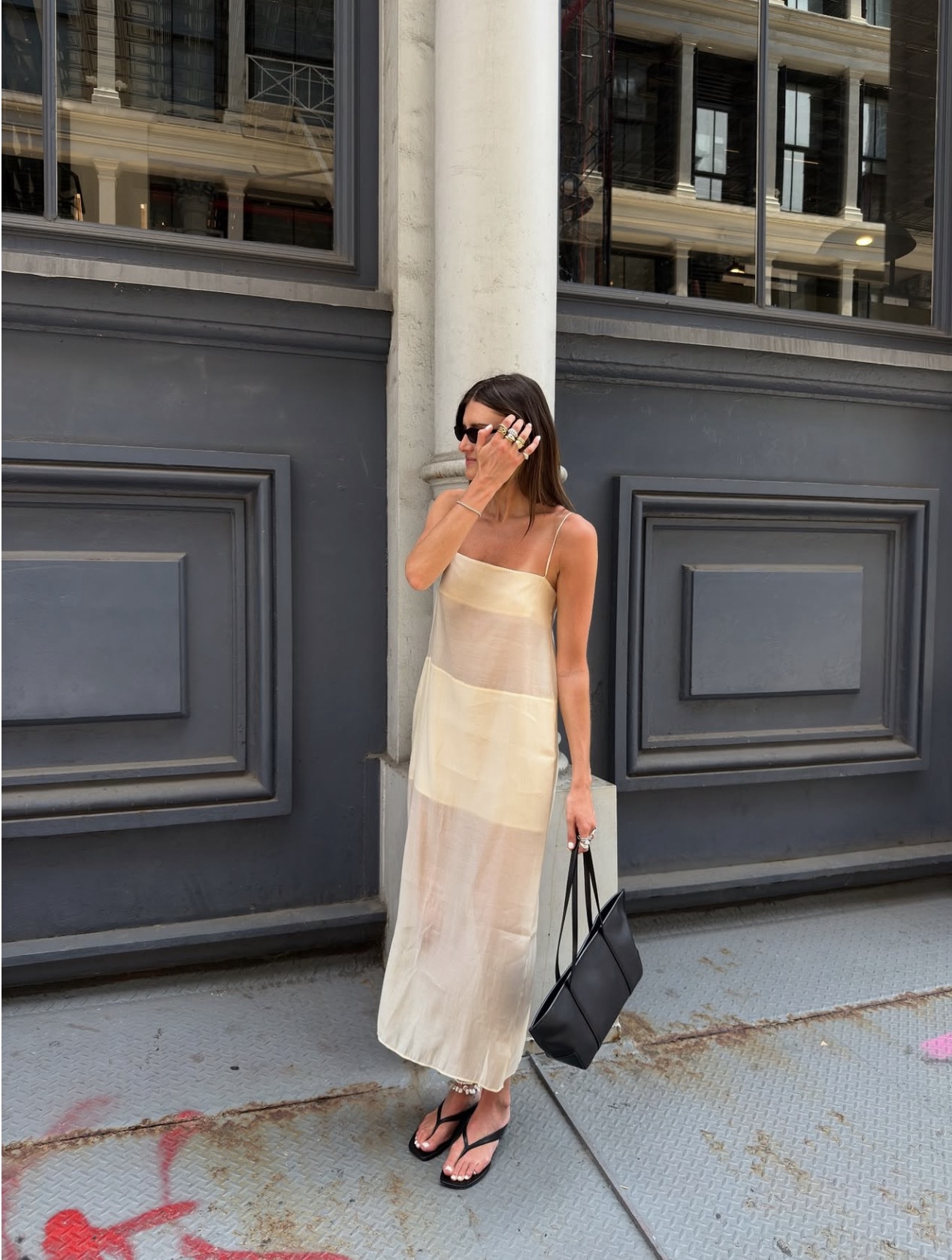 eaves sheer dress EAVES