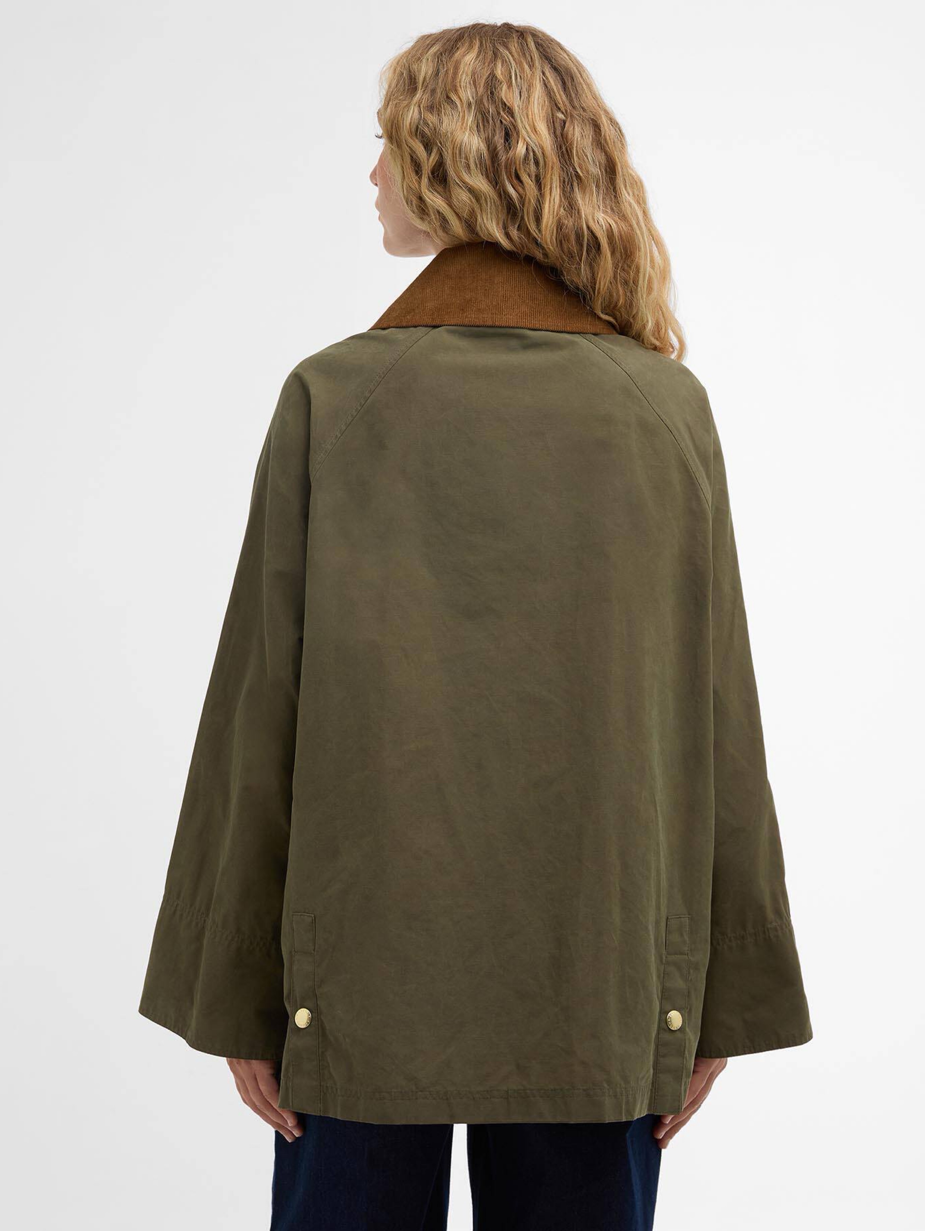 Barbour Icons Bedale Showerproof Jacket Full Zip Collared Ivy