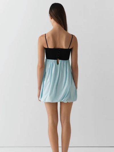 gimaguas blue dress Women's Blue Brown Striped Knit Mini Dress. Gimaguas