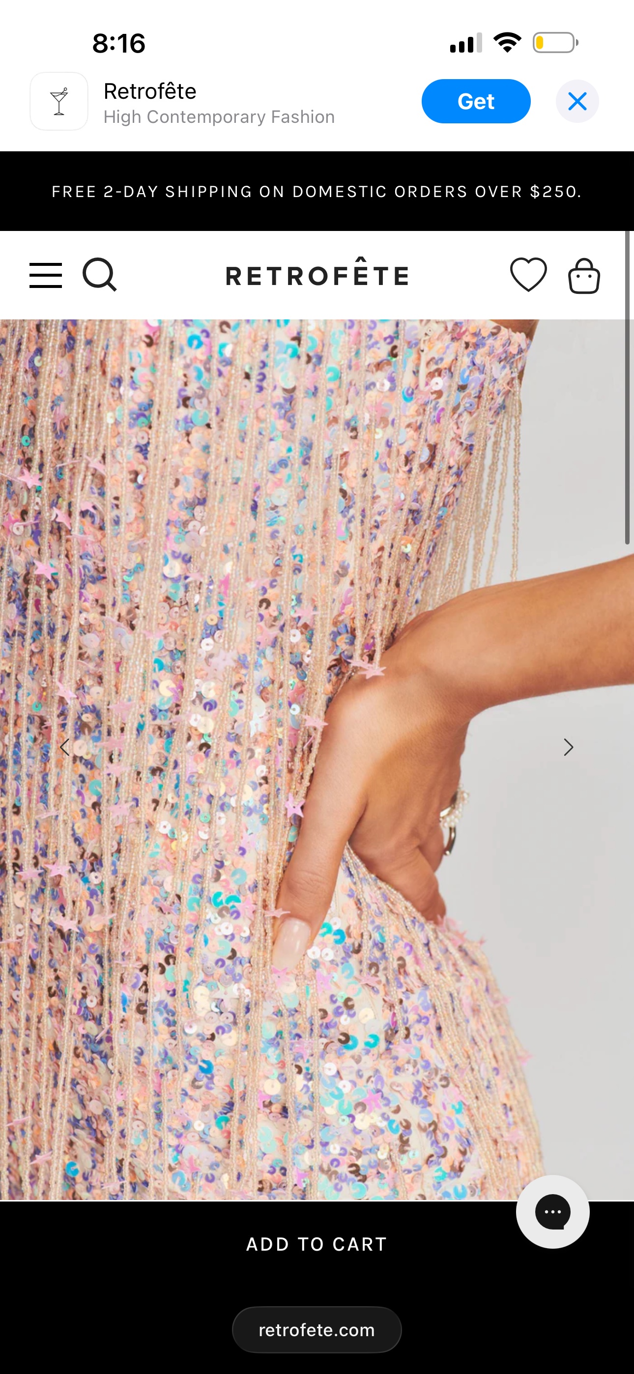 retrofete heather sequin star fringe dress Glitter Fringe Dress Heather Sequin Star Fringe Dress Retrofete