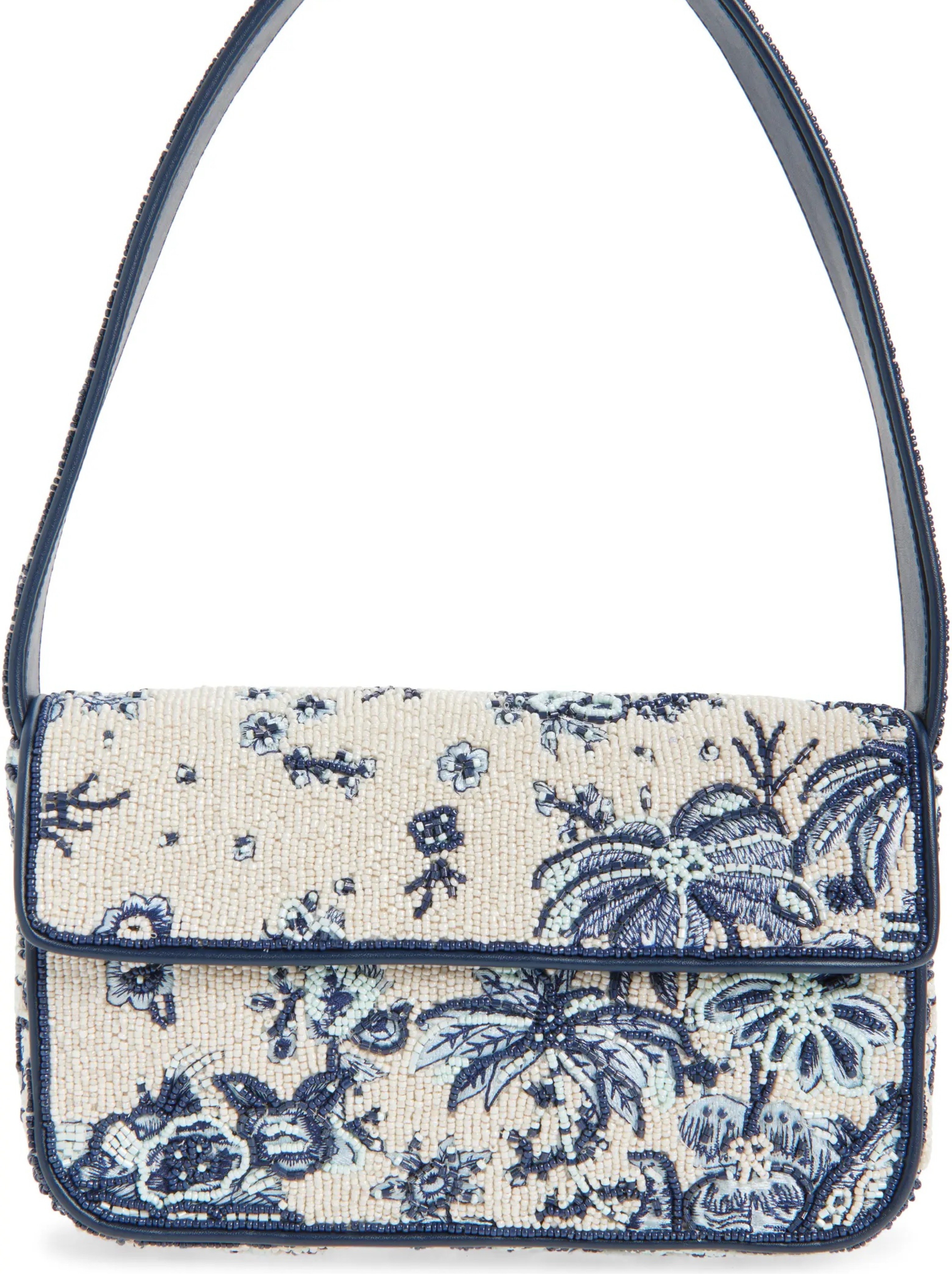 Tommy Beaded Shoulder Bag STAUD
