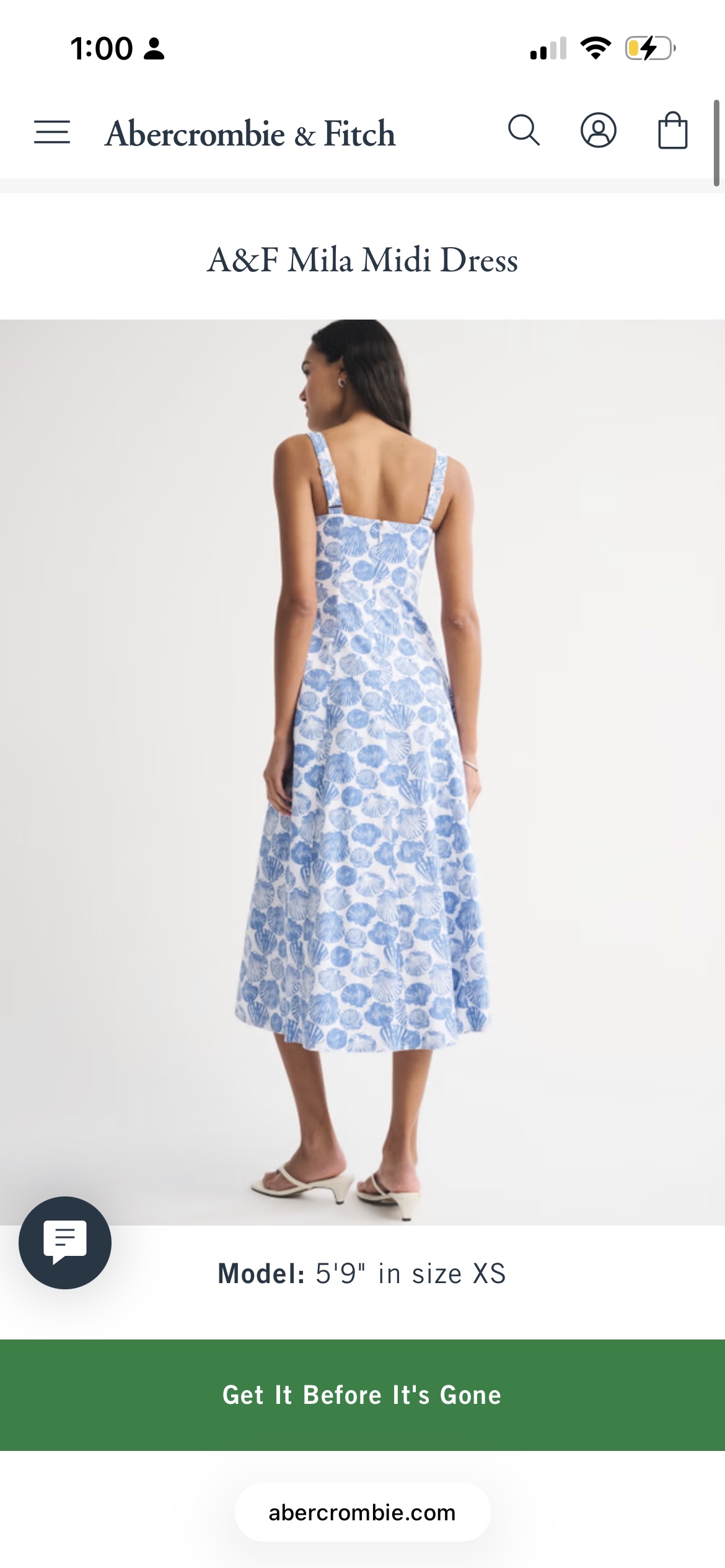 Abercrombie & Fitch Blue Shell Dress by Abercombie & Fitch - Pickle Abercrombie & Fitch Blue Shell Dress by Abercombie & Fitch - Pickle