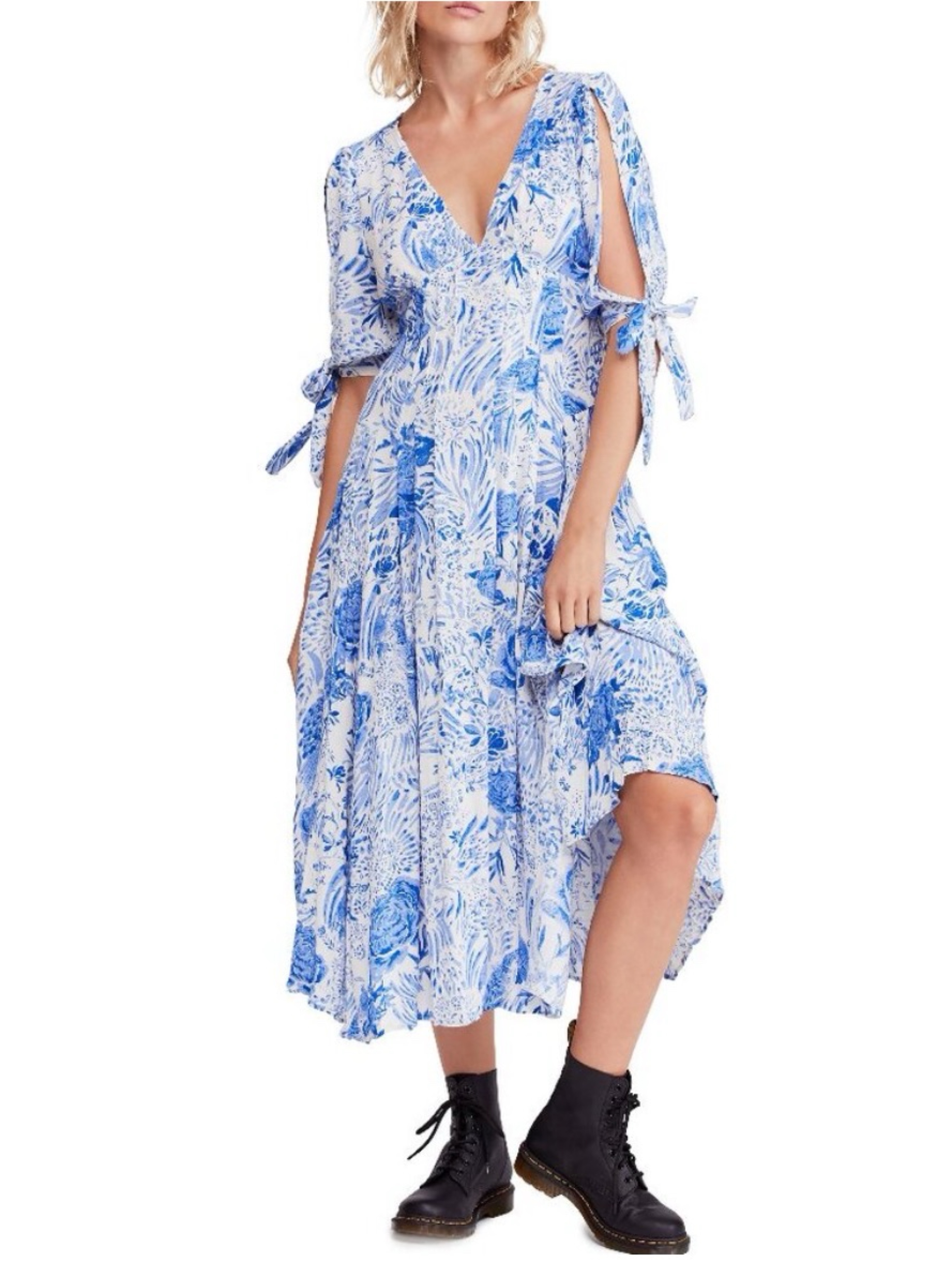 free people forever always midi dress Free People Forever Always floral midi dress by Free People