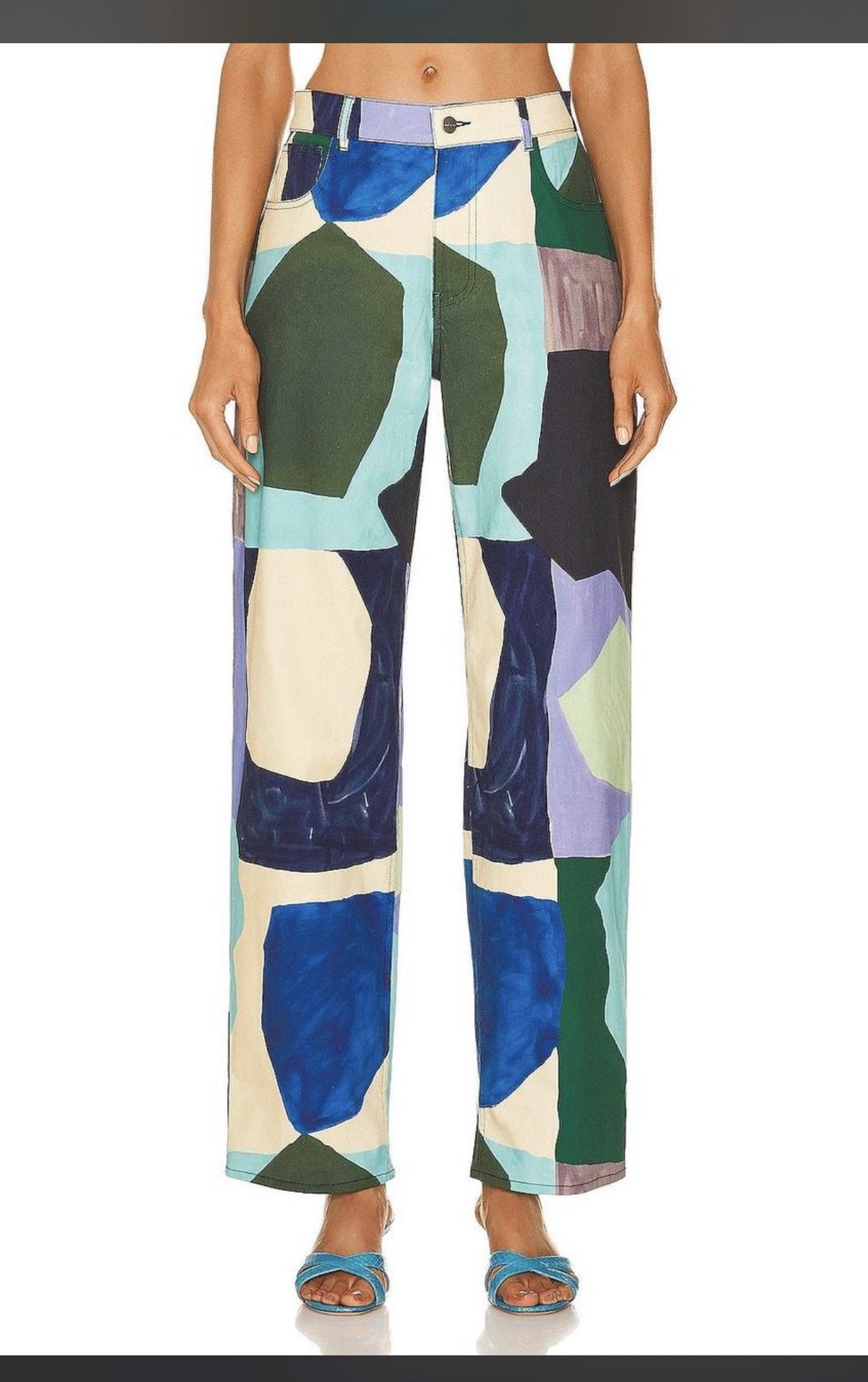 MIAOU graphic multicolor fargo pants