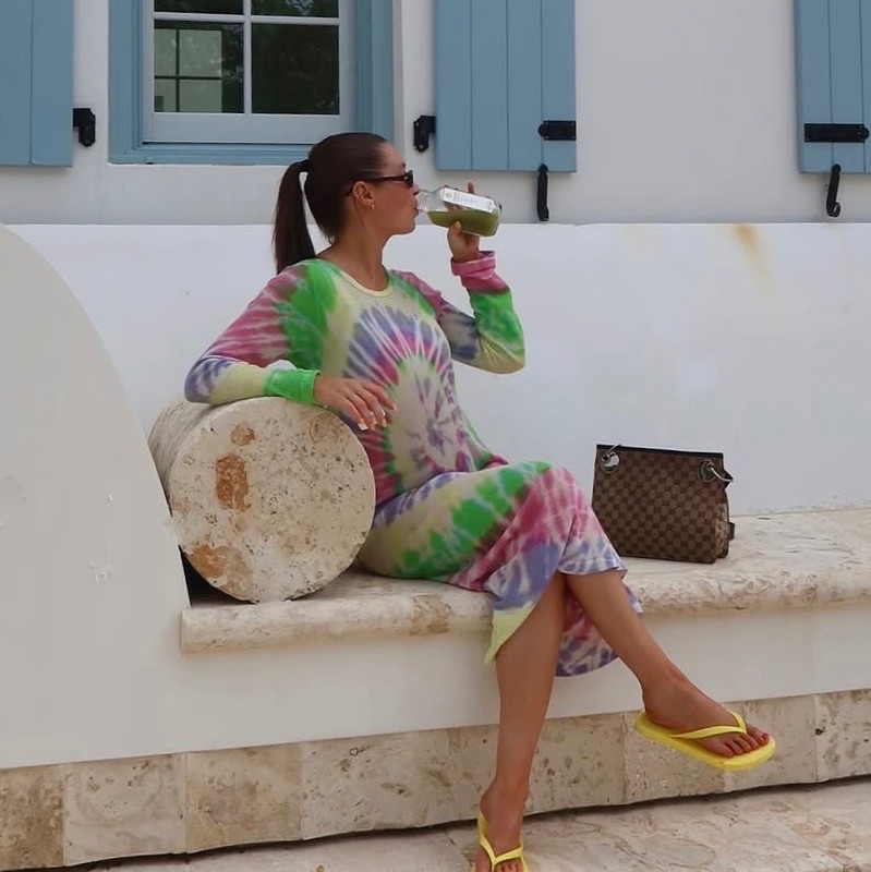 The Elder Statesman Tie-Dye Dress