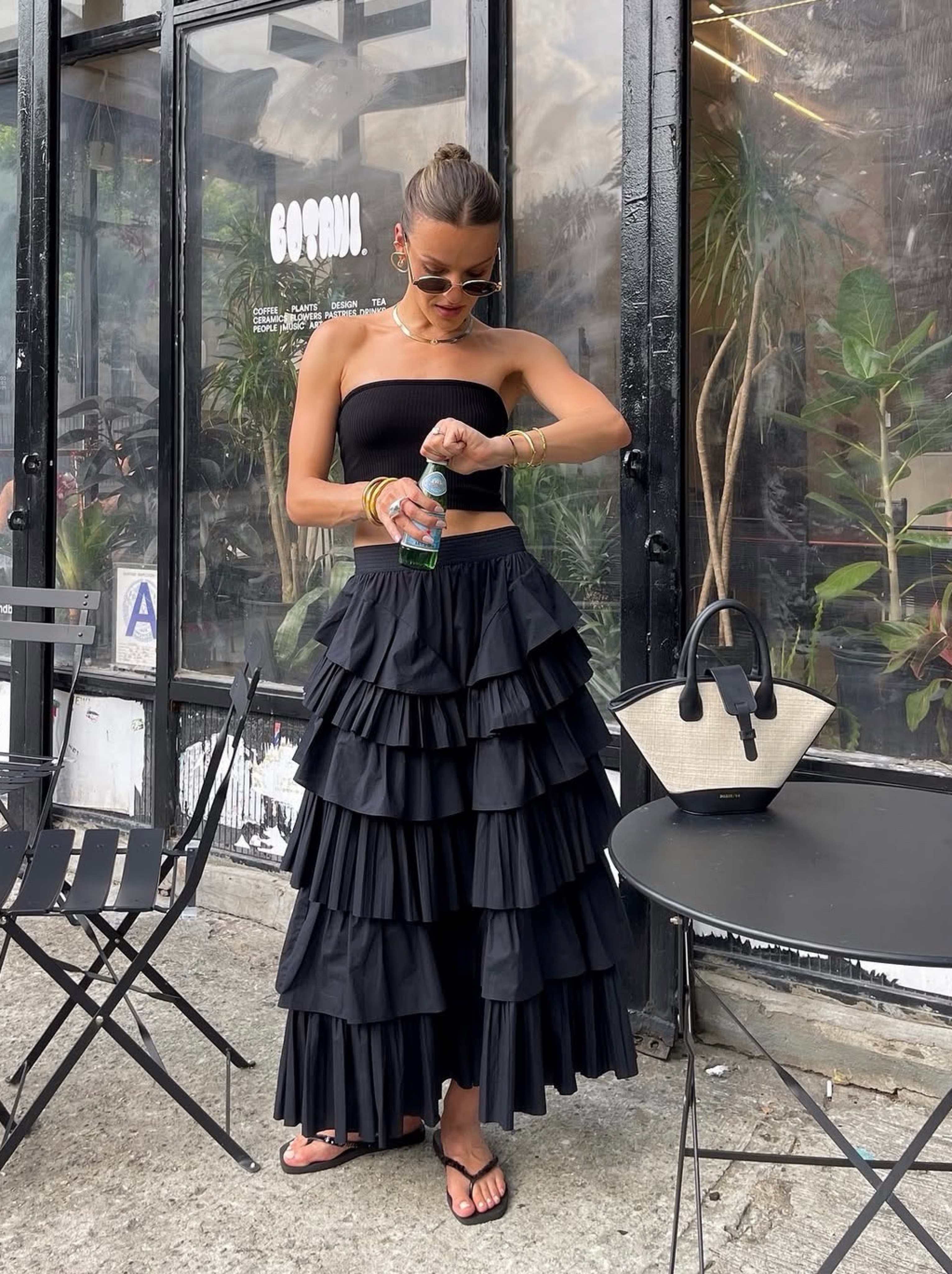 Black Ulla Johnson Maxi Skirt