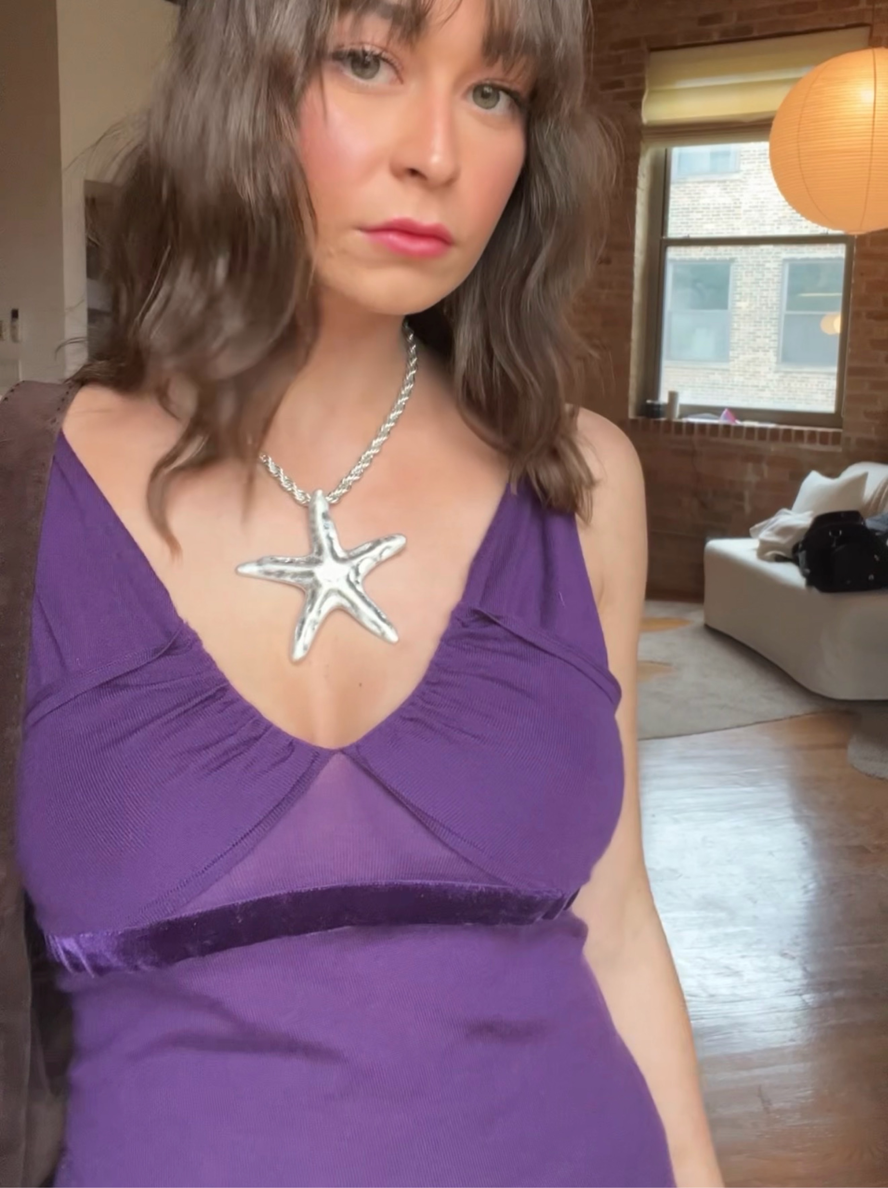 Vintage purple Gucci Tank Top