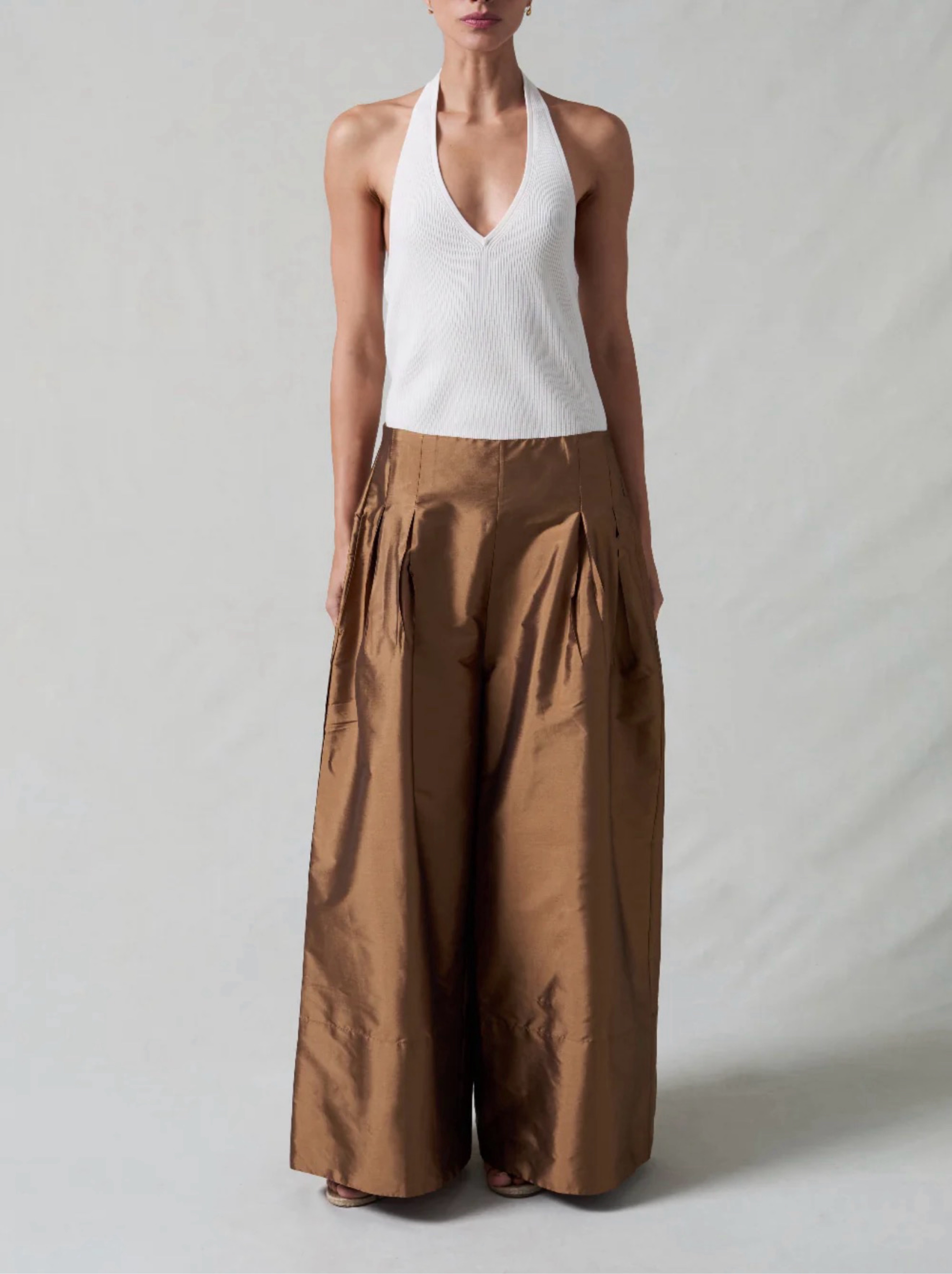 Chan LUU brown trouser