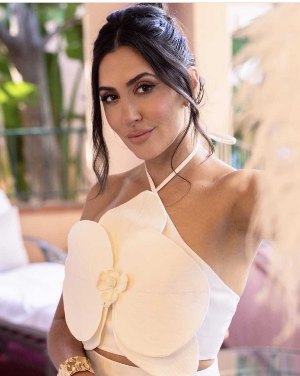 Custom Italy Made White Halter Cutout Maxi Dress by Custom Made - Pickle