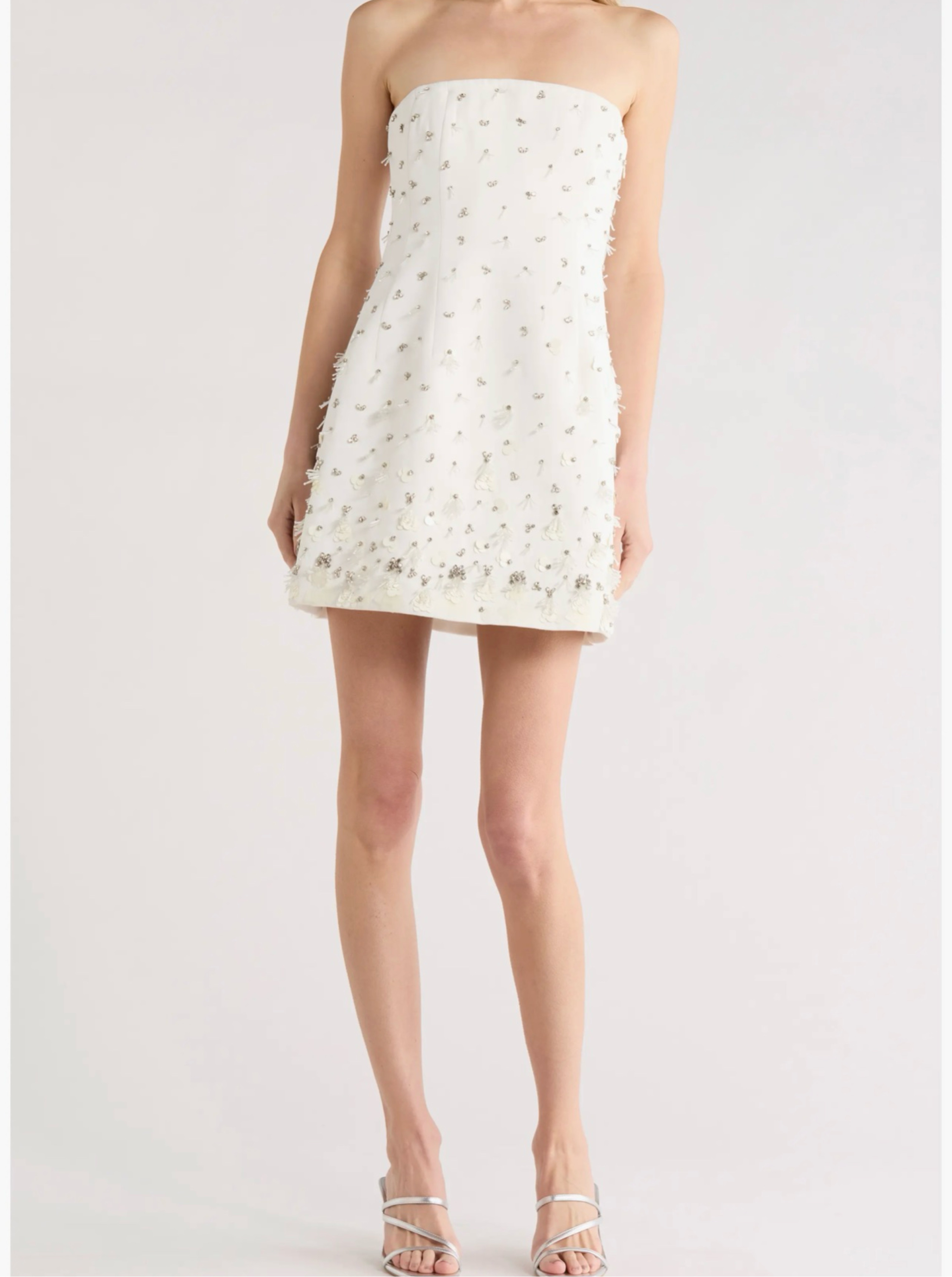 low back crochet dress Zalika – Flook The Label Color:Gold Fringe form fitting dress with washed linen Petite White Dresses |