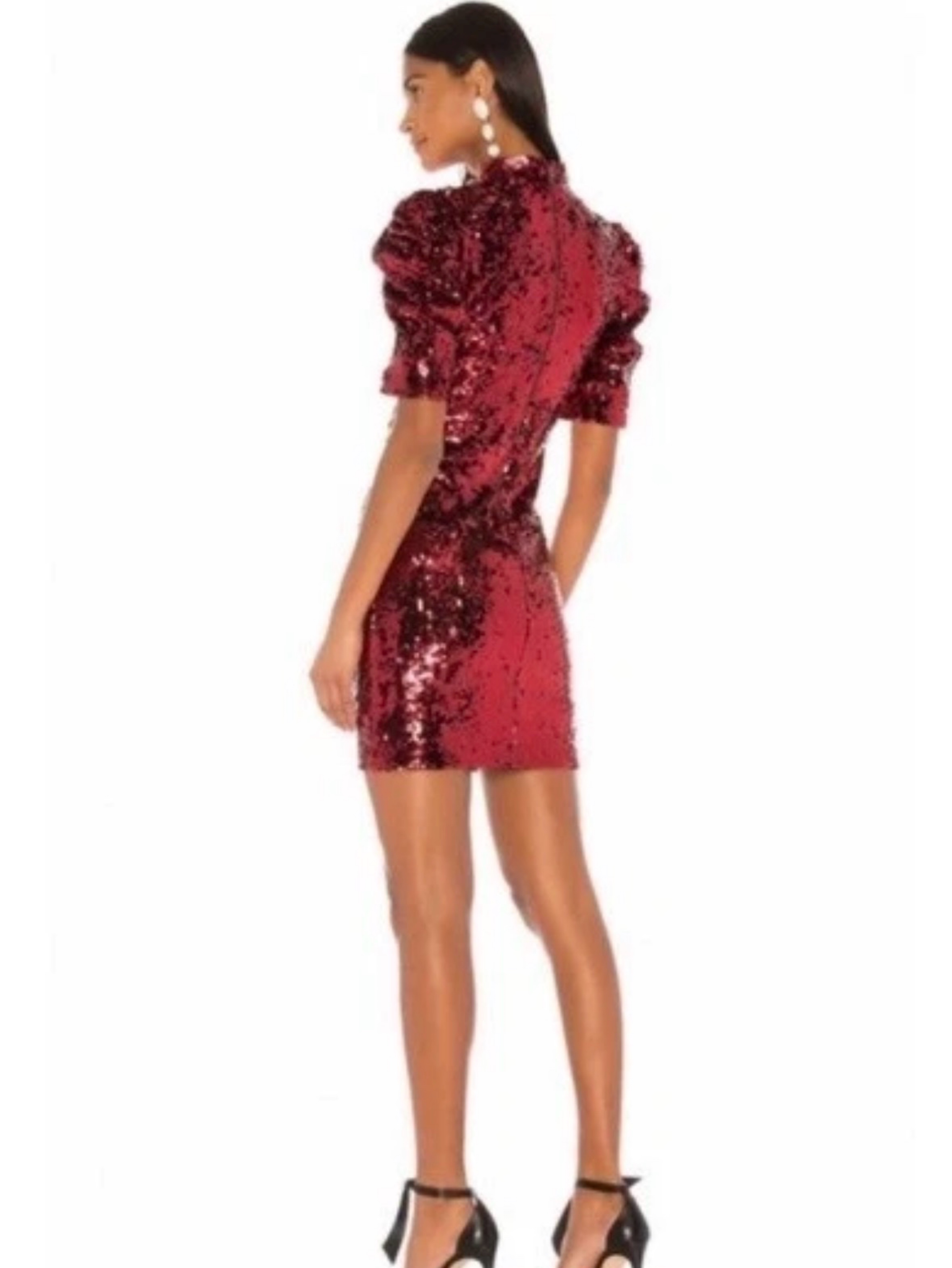 alice and olivia red beaded dress Alice + Olivia Printed Mini Dress - Red Dresses, Clothing - WAO600768