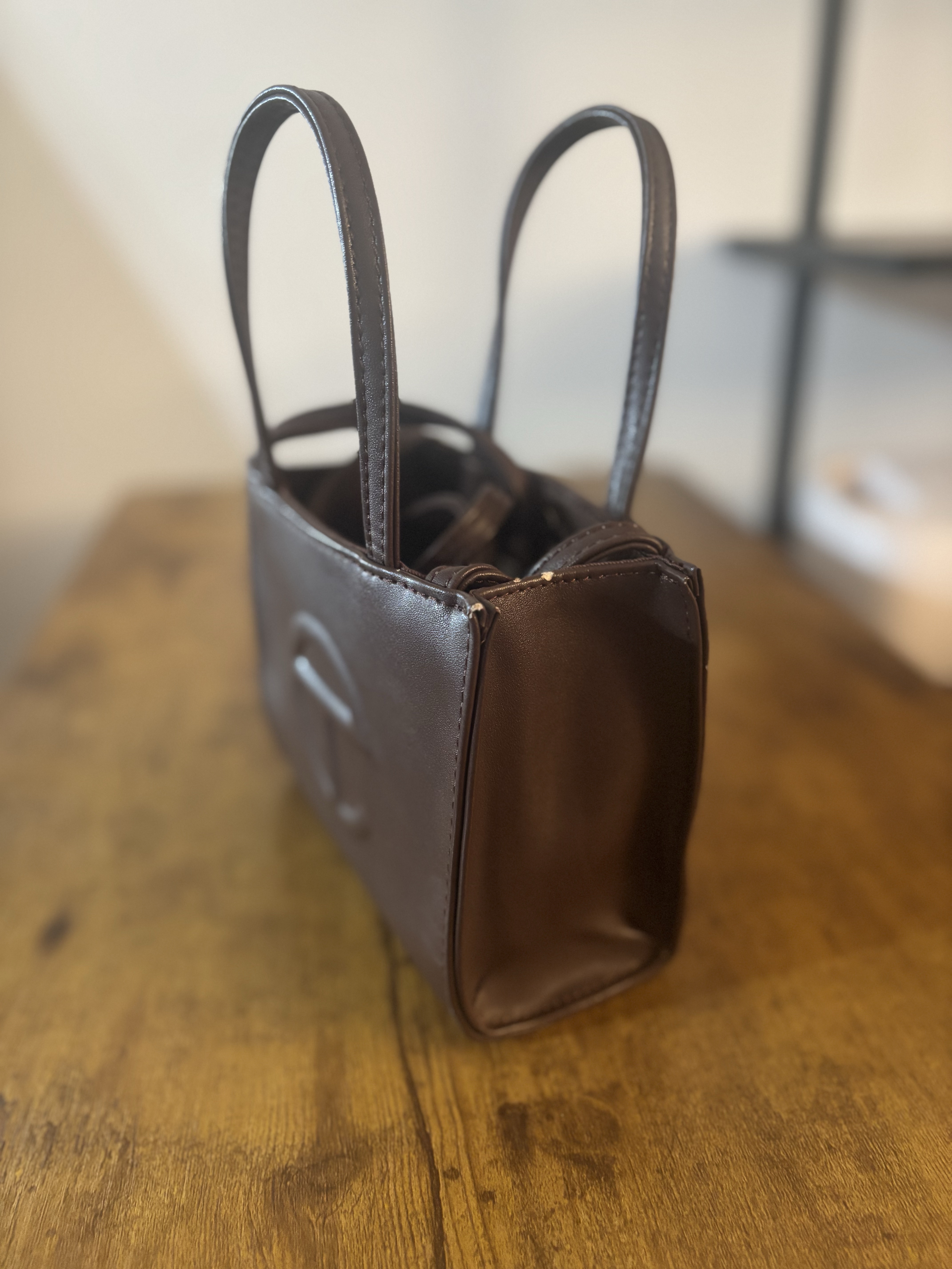 Telfar Chocolate Brown Messenger Bag by Telfar - Pickle