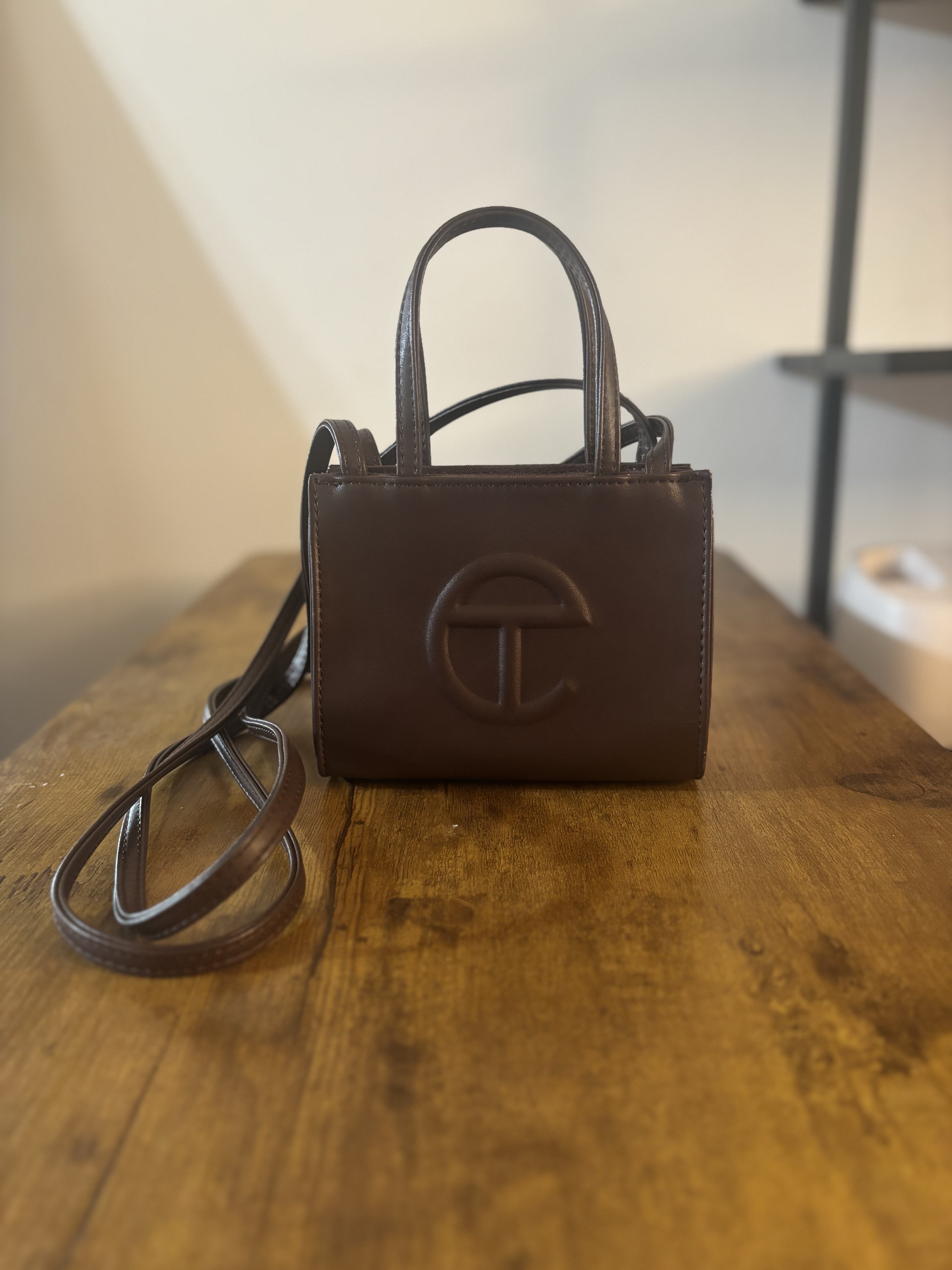 Telfar Chocolate Brown Messenger Bag by Telfar - Pickle