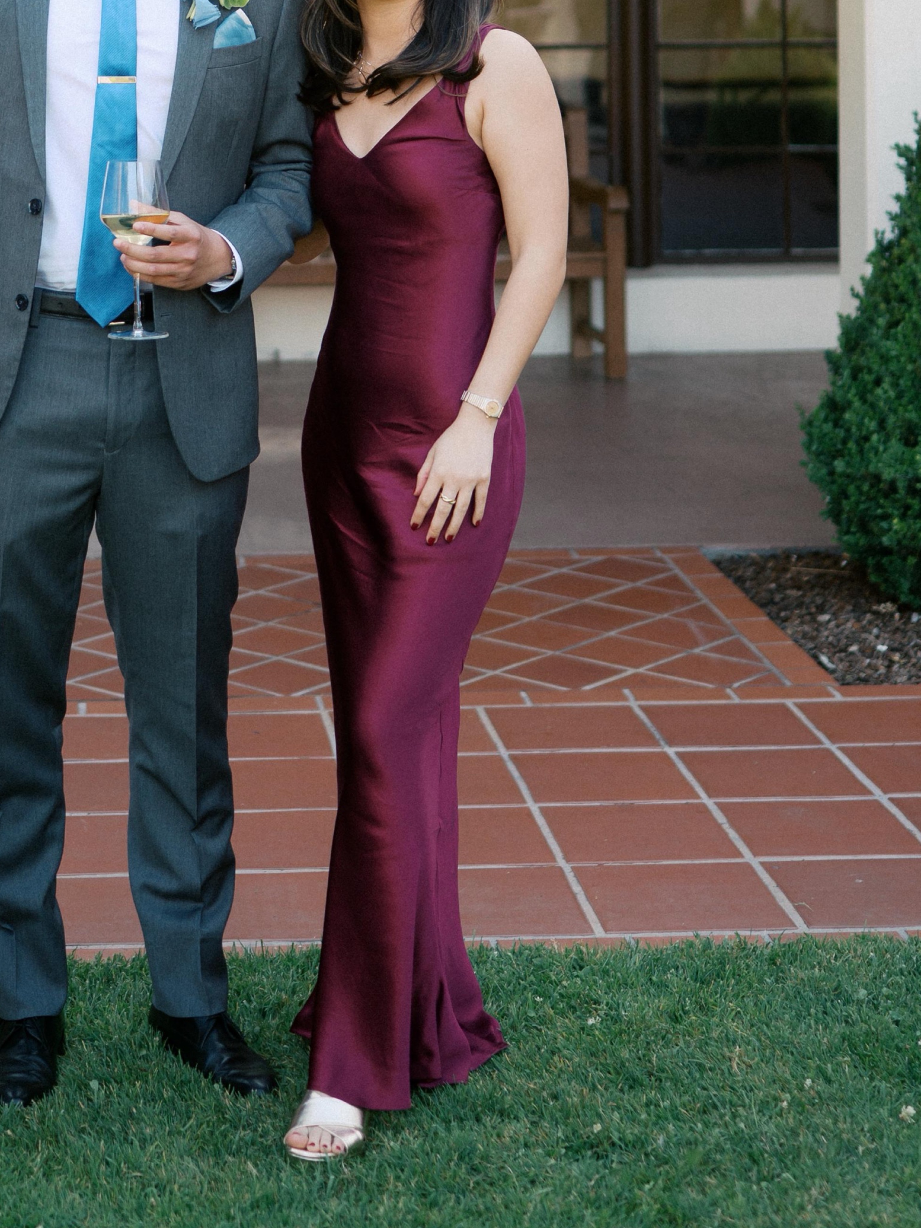 dark brown dress shirt Men's 100% Silk Cufflinks not included. luxury prom dresses Alexis Shea Ivory Crepe Size:Bridal Couture Size