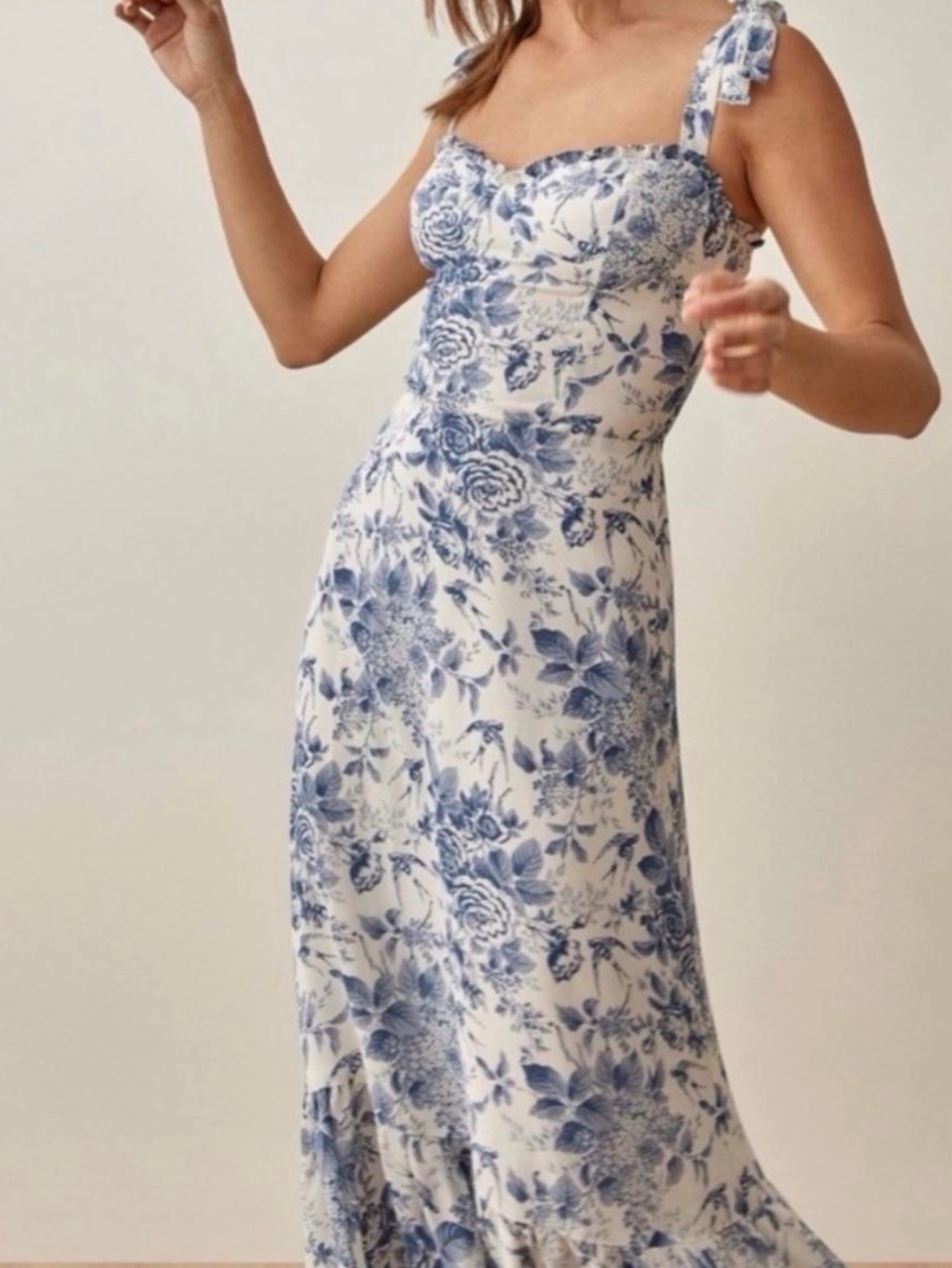 slate blue color dress Melrose Maxi Slip - Not Fitted ZML023 Birthday Dinner Outfits | Size:Belt-50