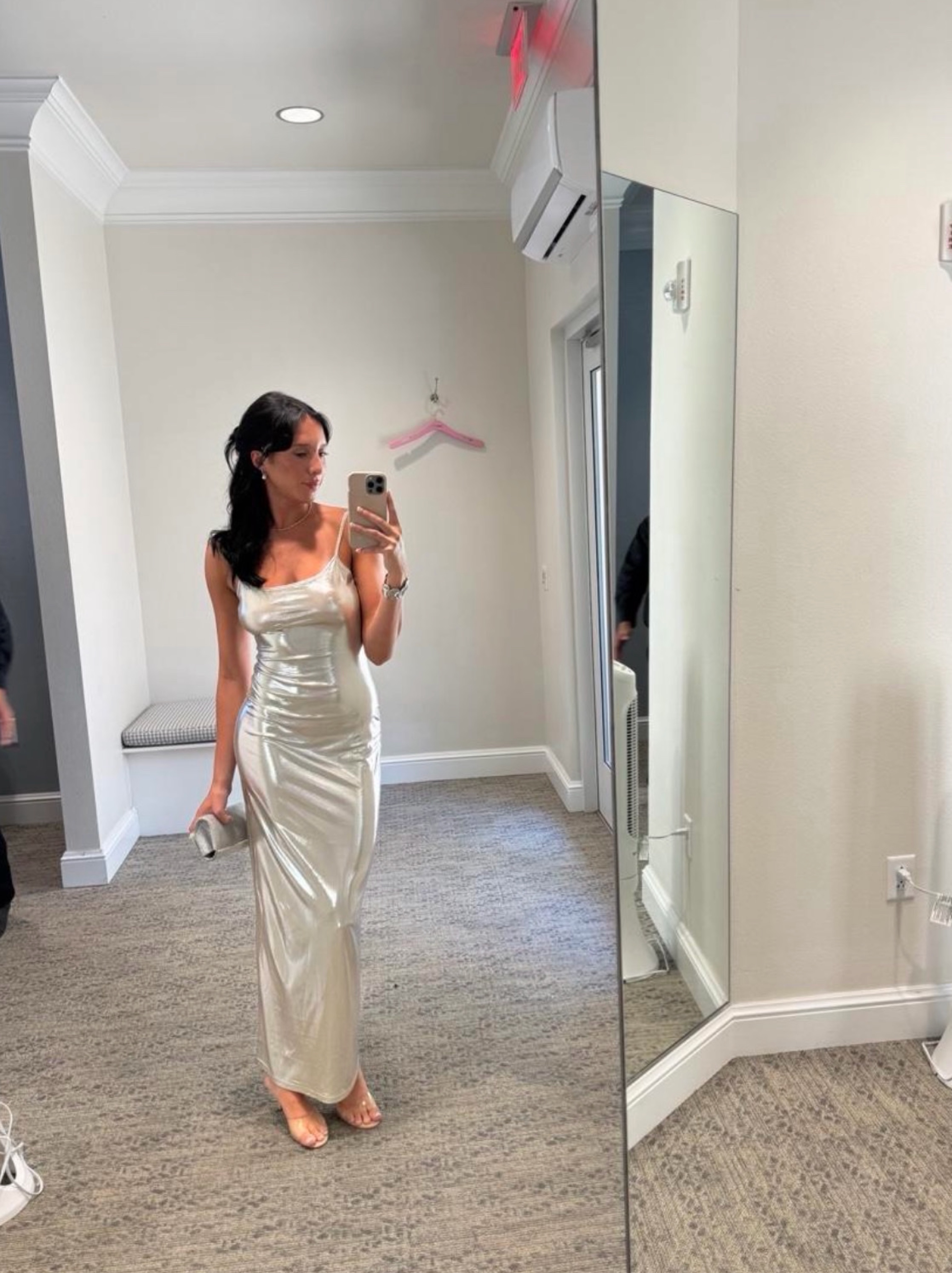 silver dress revolve Hayes Mini Dress