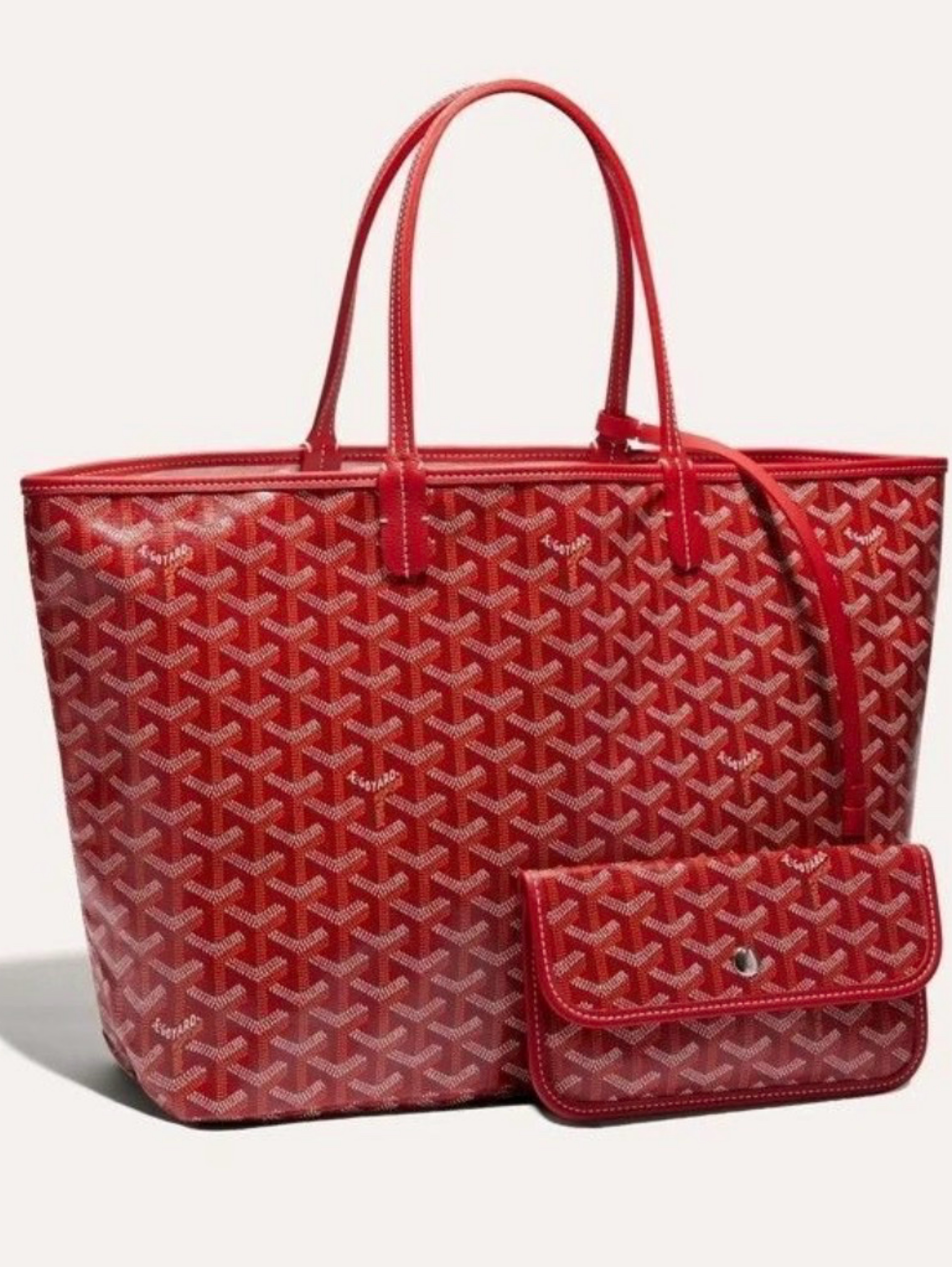 Goyard St Louis Tote Red PM
