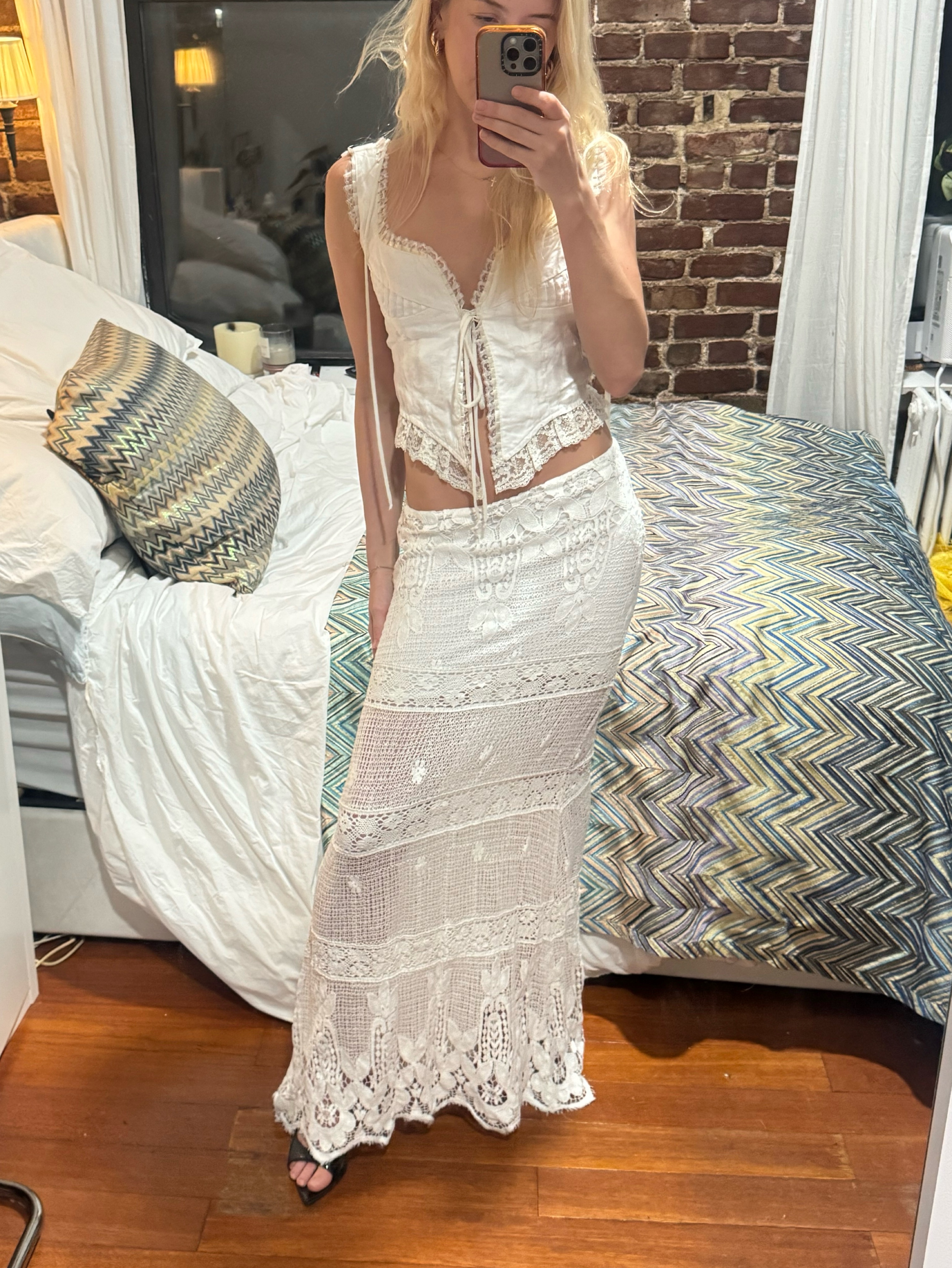 Jens Pirate Booty Lace Maxi Skirt