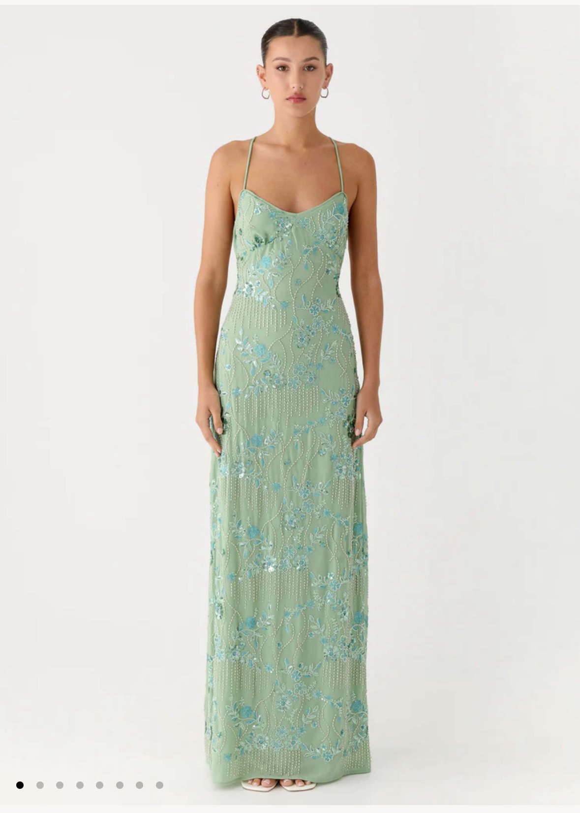sequin cami maxi dress Sequin Camisole Maxi Dress
