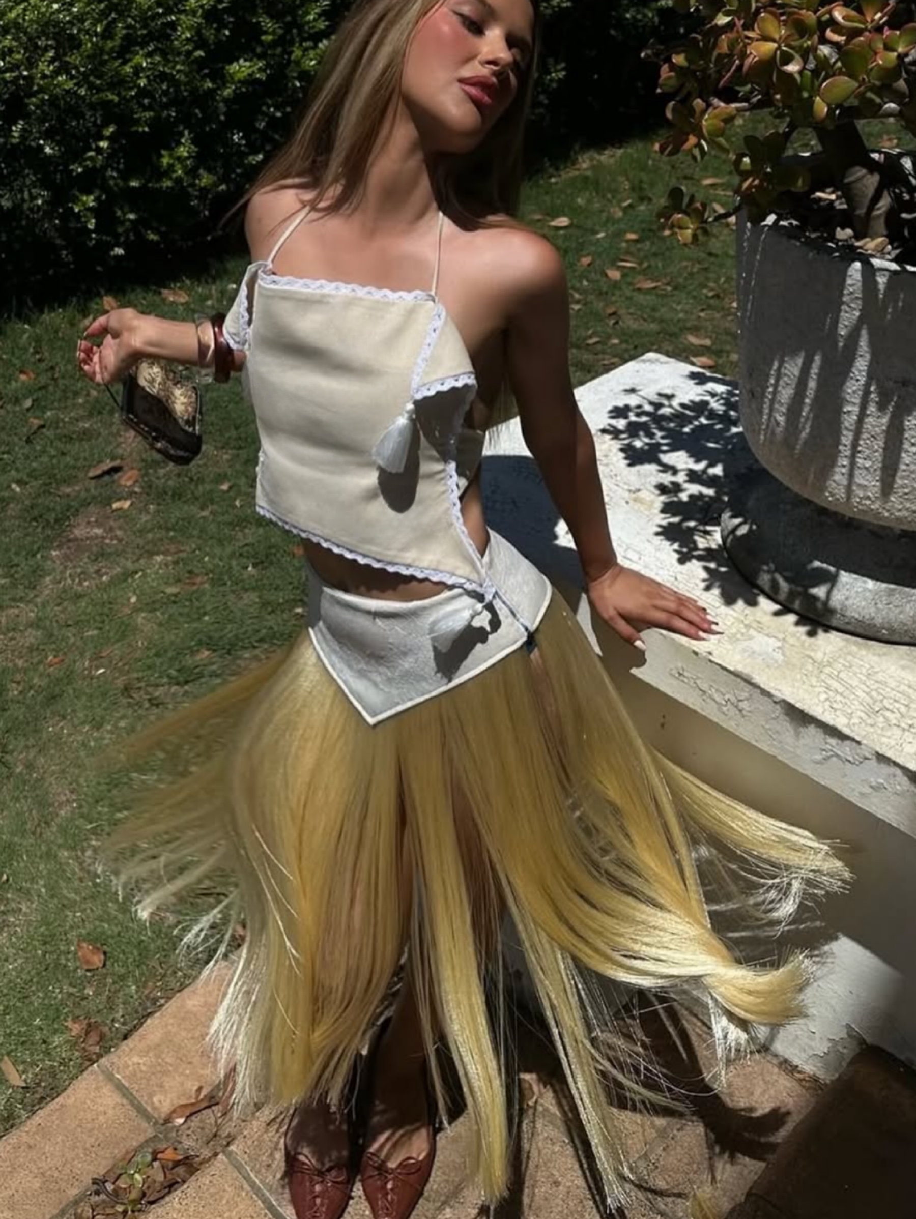 Fringe SET Fringe SET - top & skirt available to rent