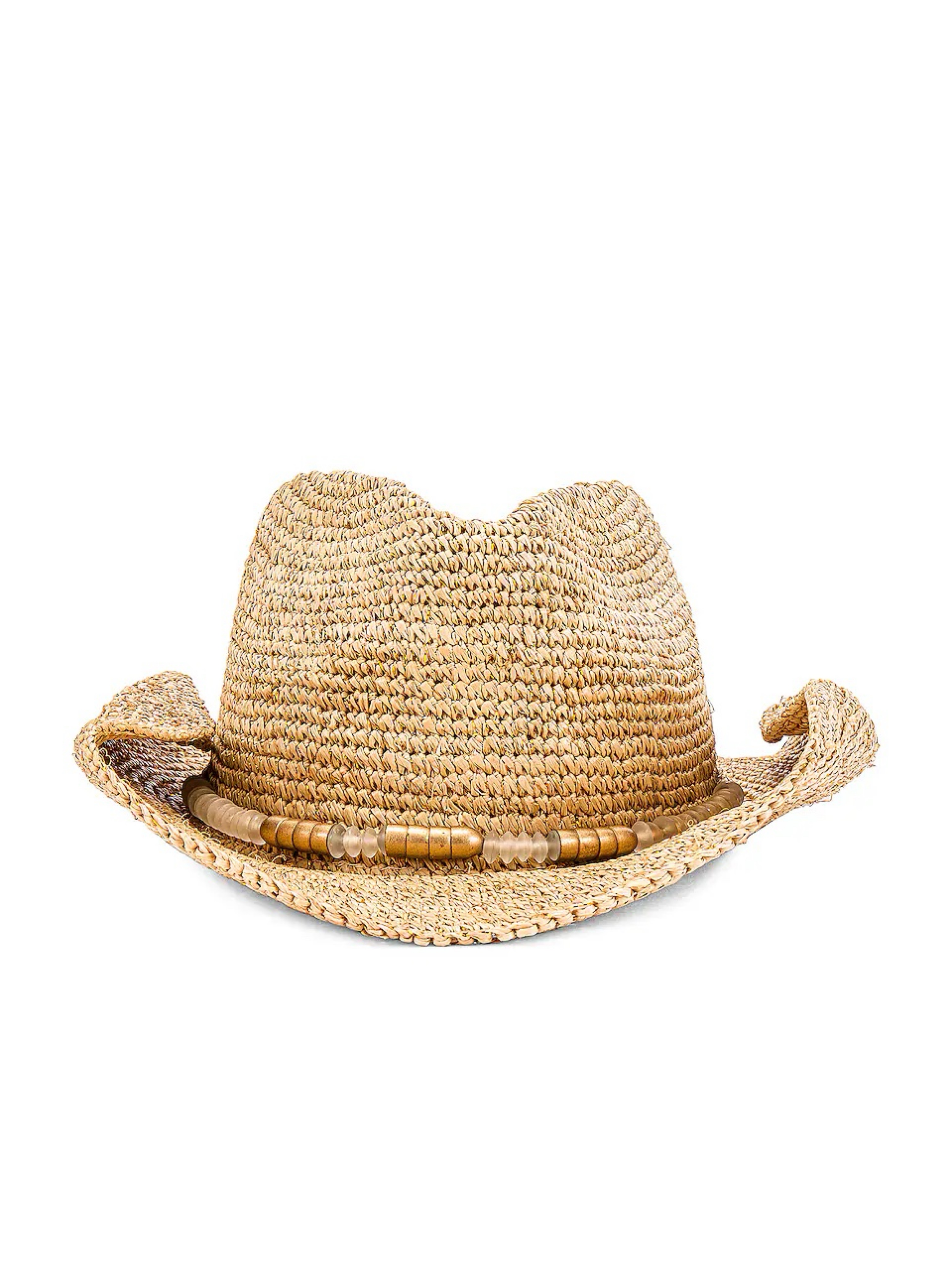 Independent designer Nikki beach Chrysta hat available to rent