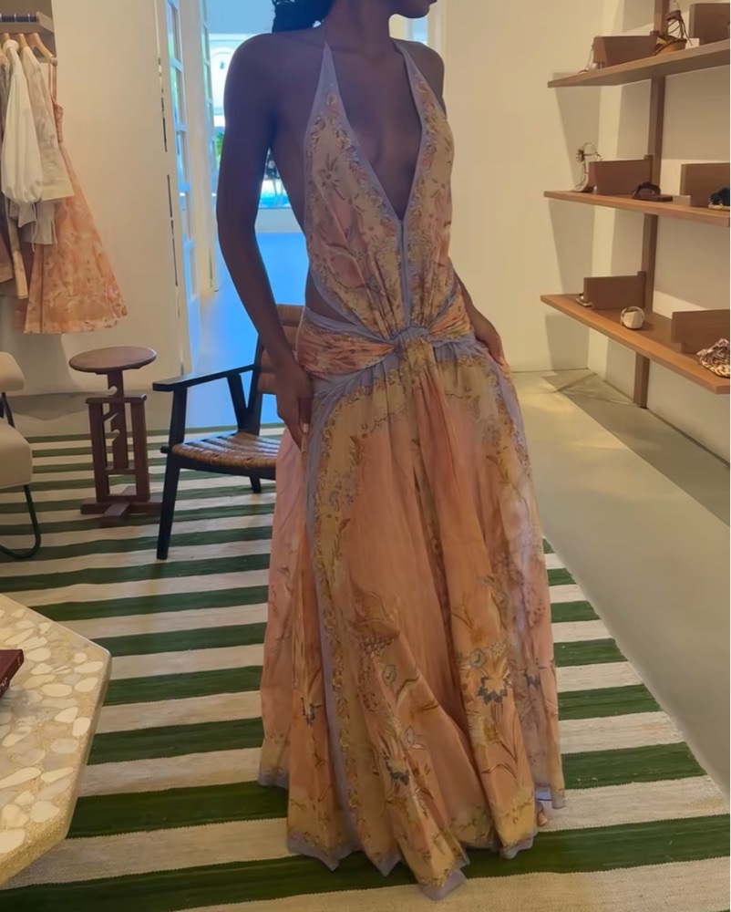 prom dresses gold and blue Gold V Neck Prom Dress With Rhinestone Beading And Open Lace Back