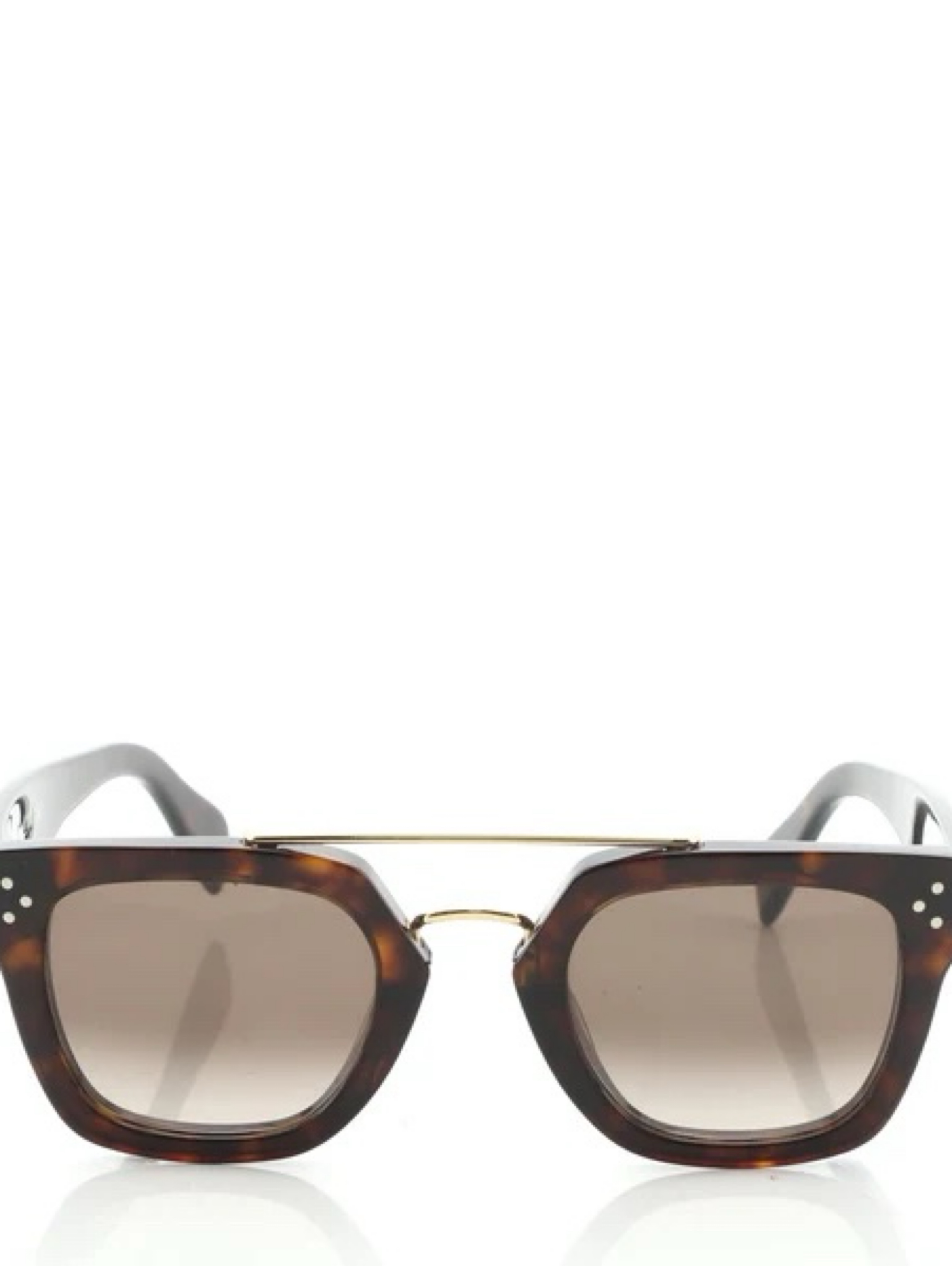 Independent designer Celine bridge square sunglasses 60782 available to rent