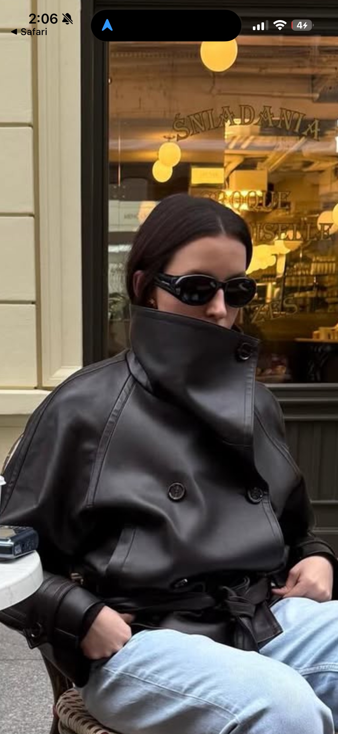 Independent designer Saint Laurent SL736 sunglasses available to rent