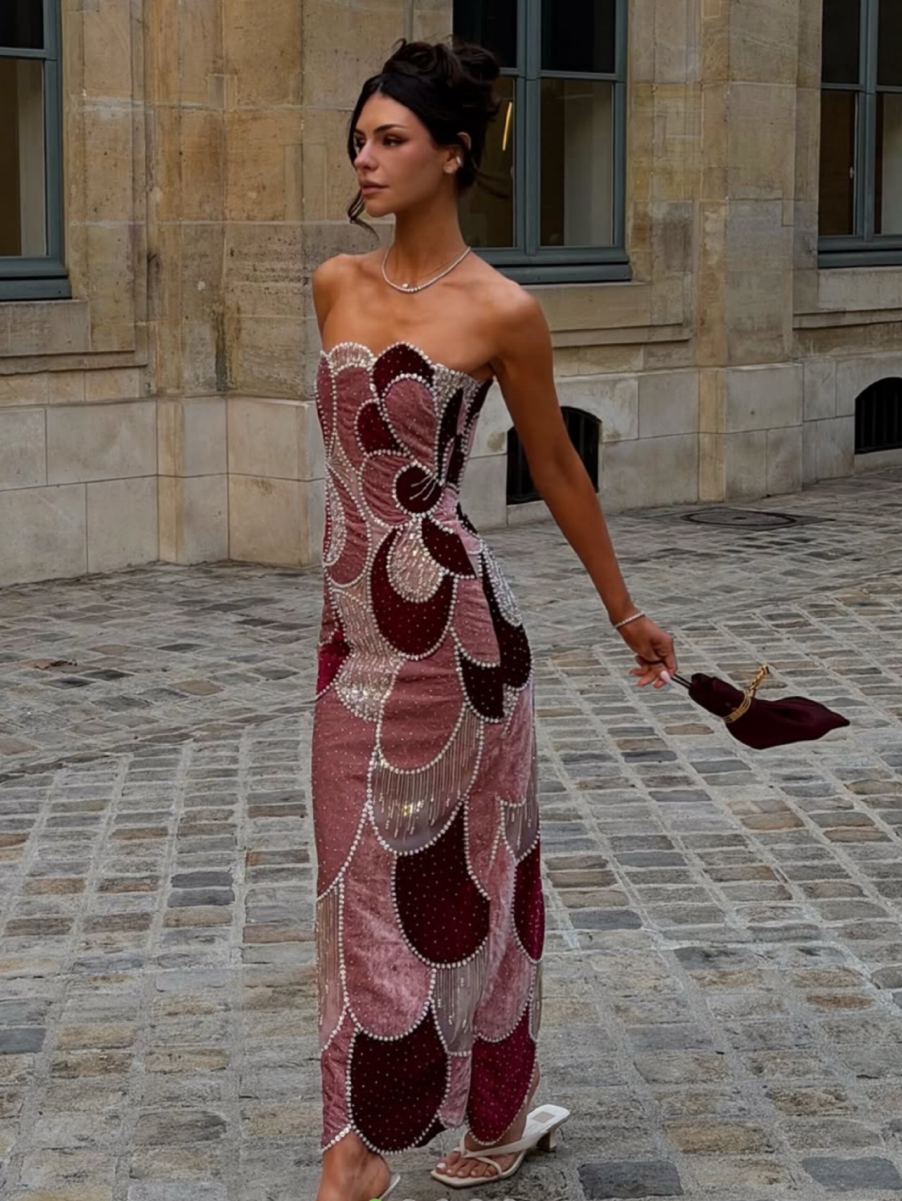 Independent designer Raisa Rayane Bacha dress XS available to rent