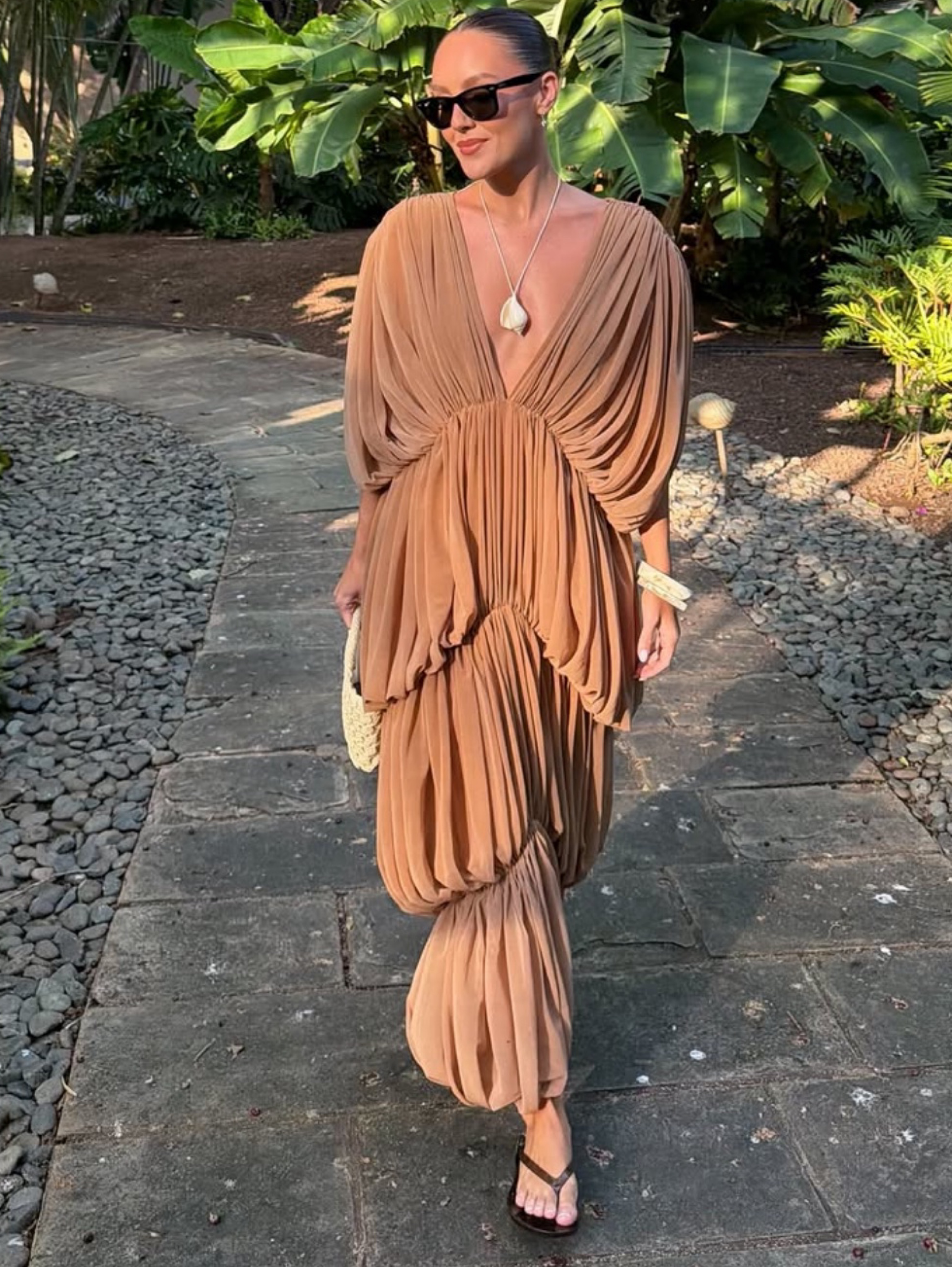Independent designer Ronny kobo Damier dress available to rent