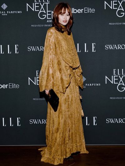 Zimmermann ascent bow detail gathered lace dress batwing olive by
