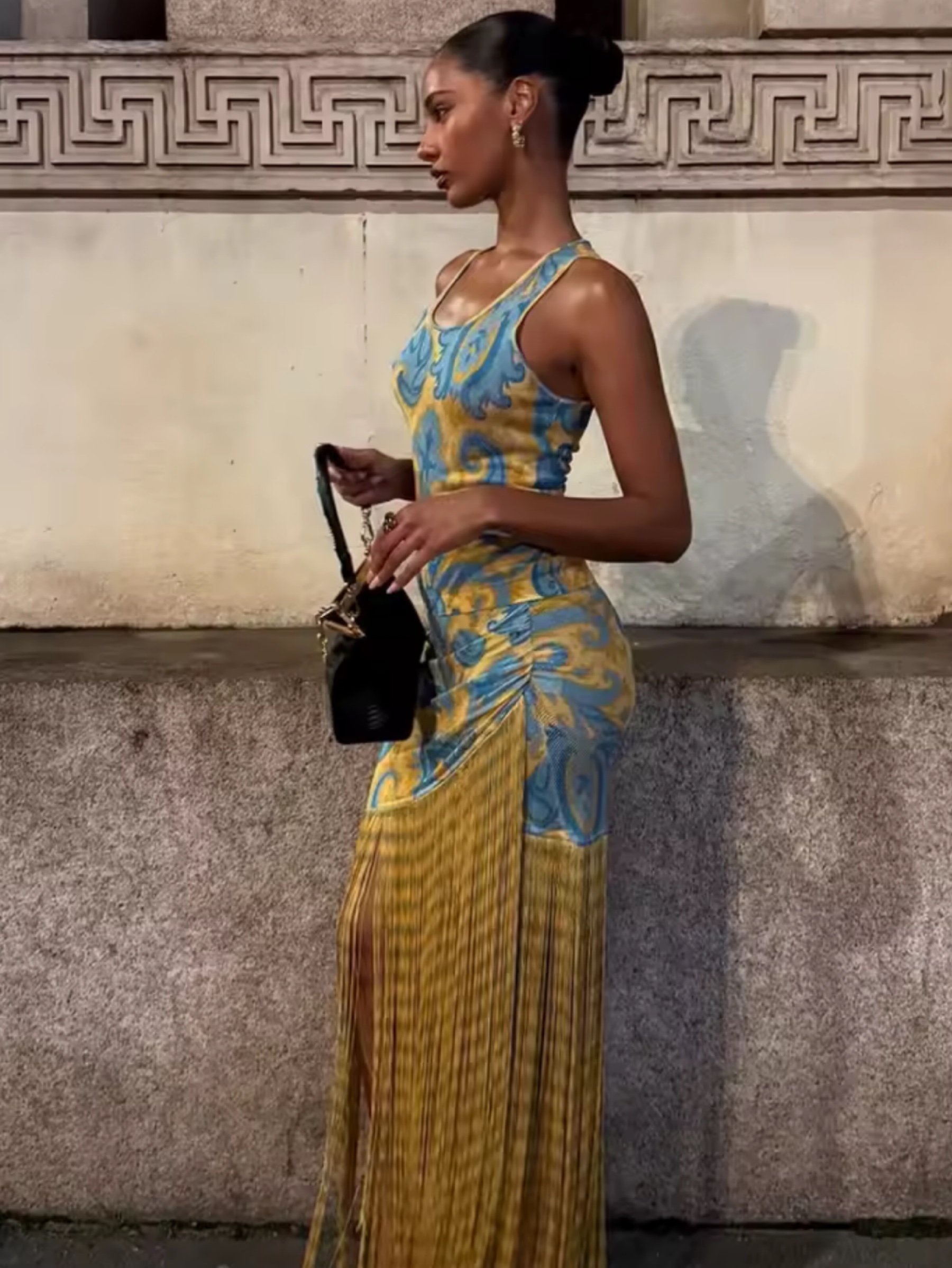 Paisley fringe dress Paisley fringe dress available to rent