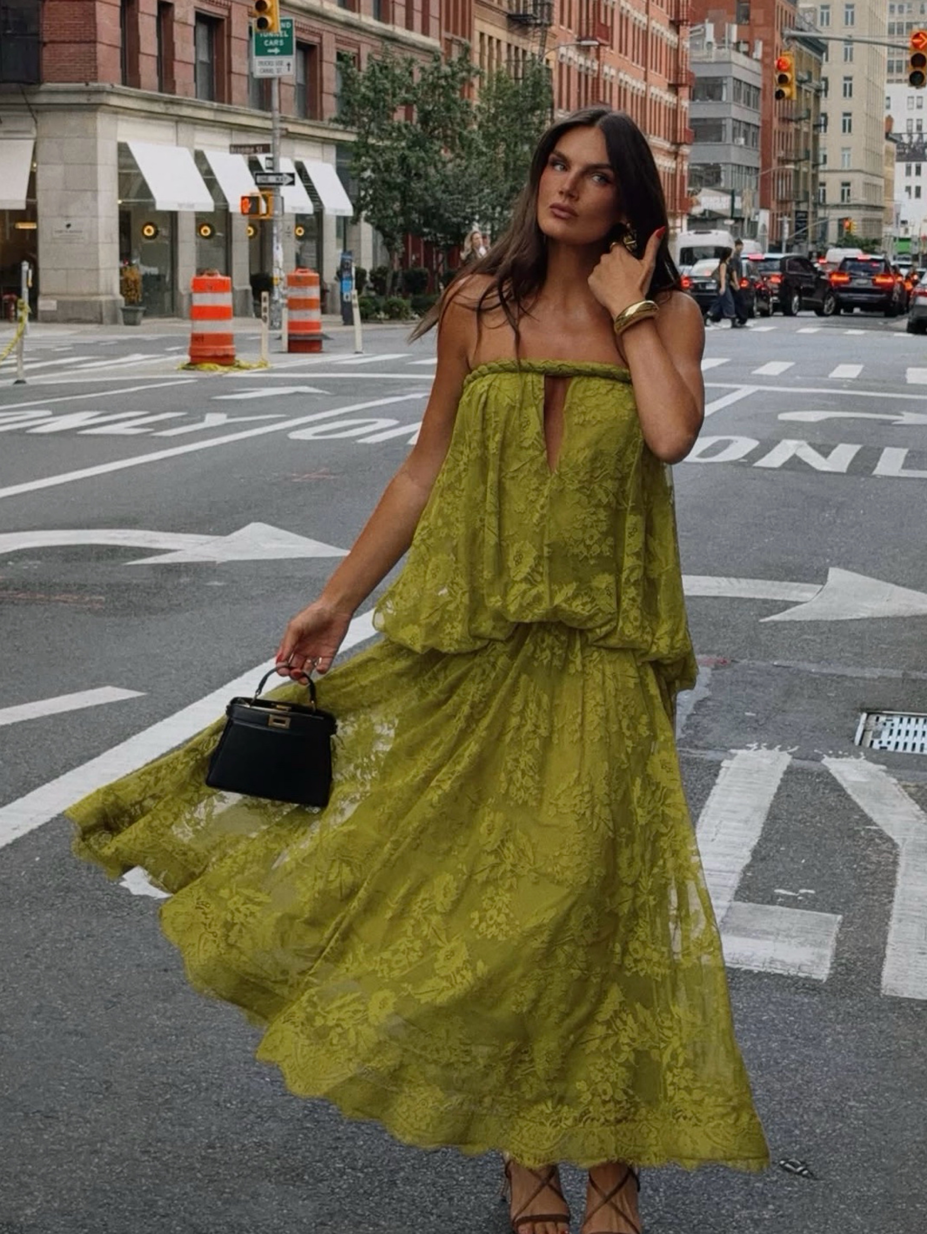 zimmerman long dresses tempo honey collage gown