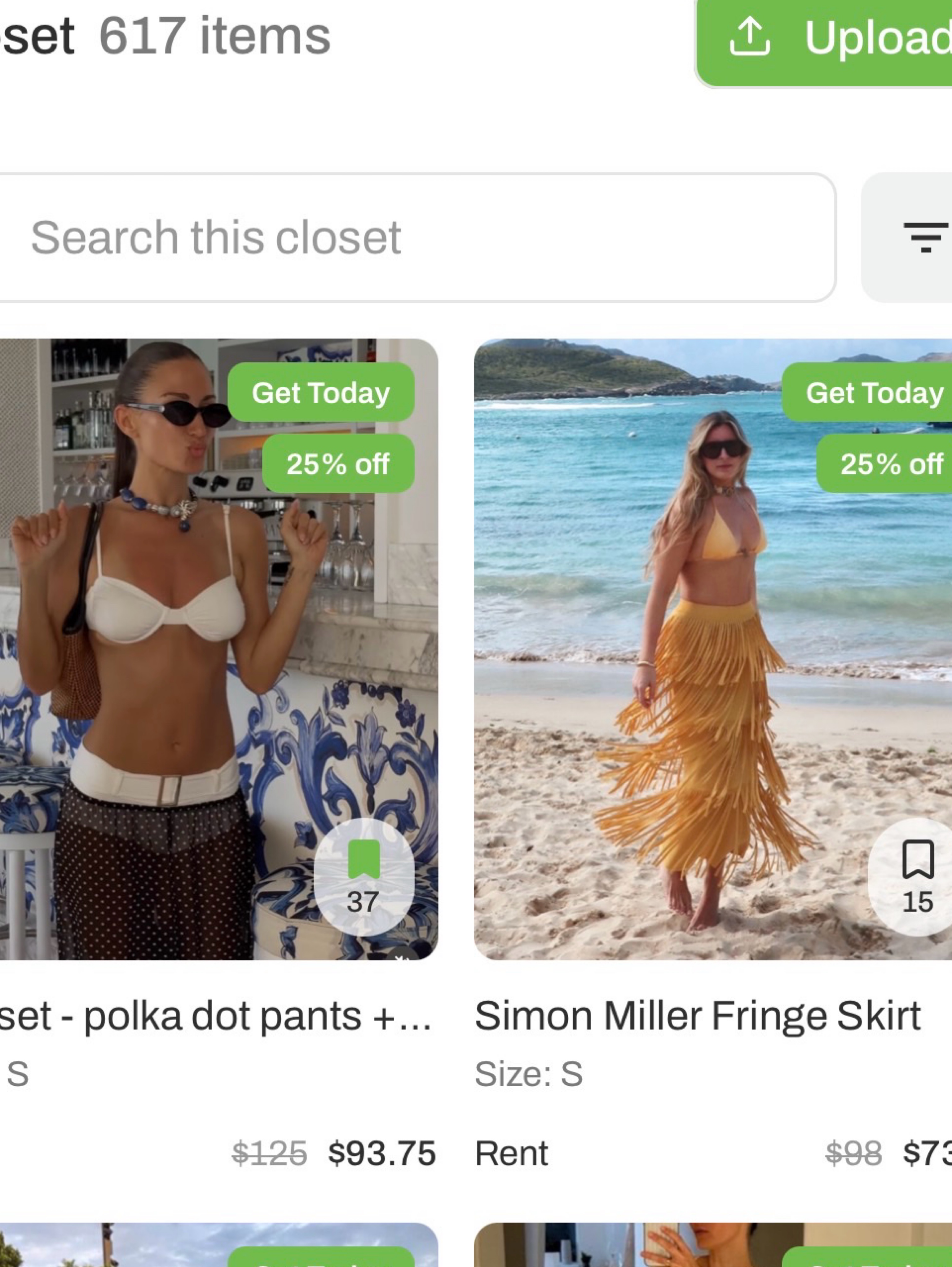 Independent designer Vacation bundle for Caroline available to rent