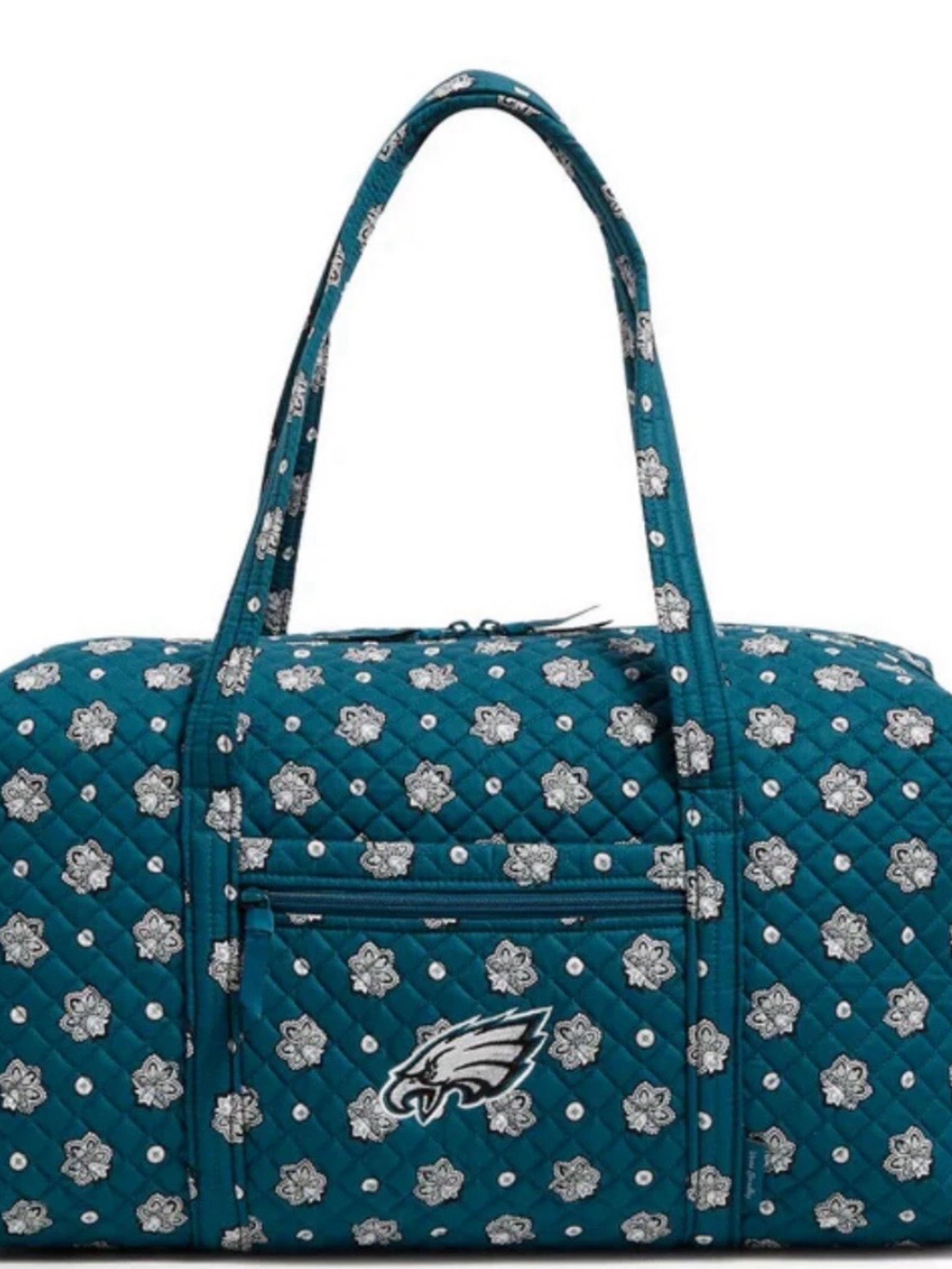 Independent designer Vera Bradley x eagles large travel duffel bag available to rent