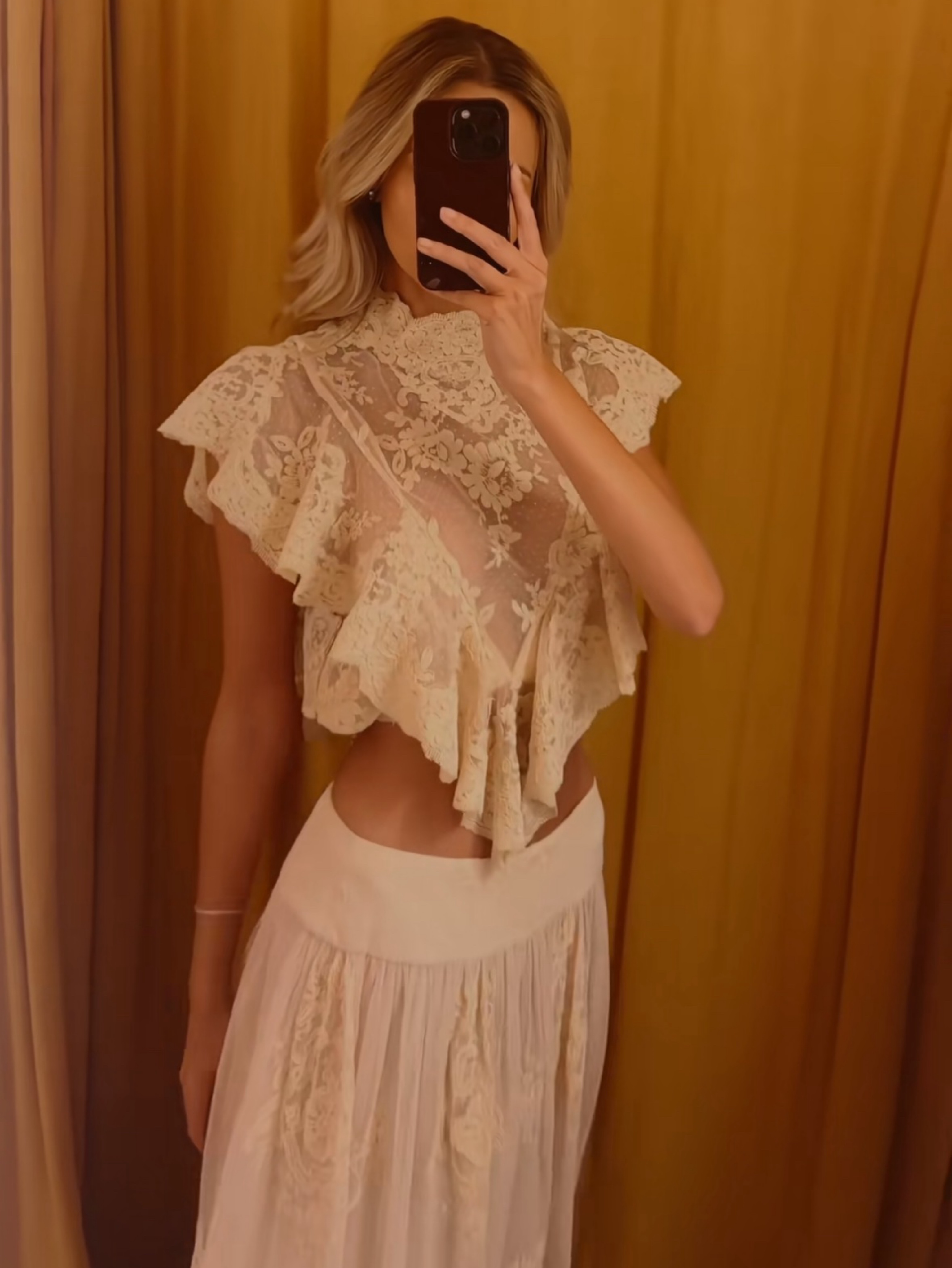 Zimmermann Zimmermann Luna lace 2 piece set available to rent