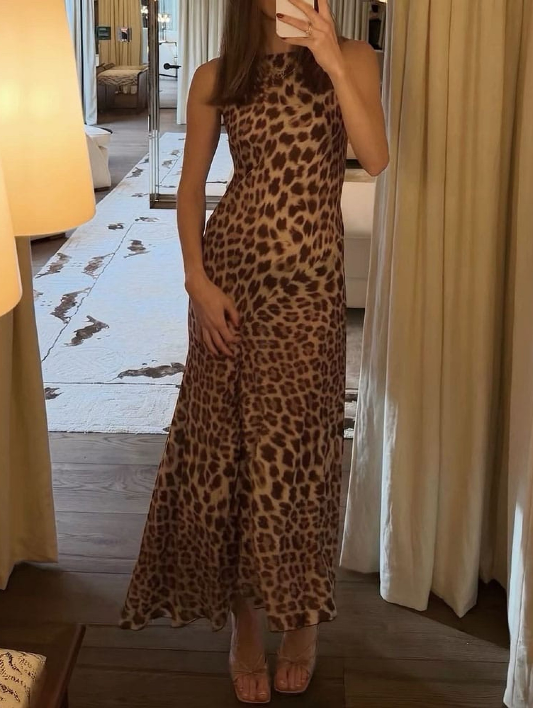 Independent designer Realisation par romy wild animal dress small available to rent