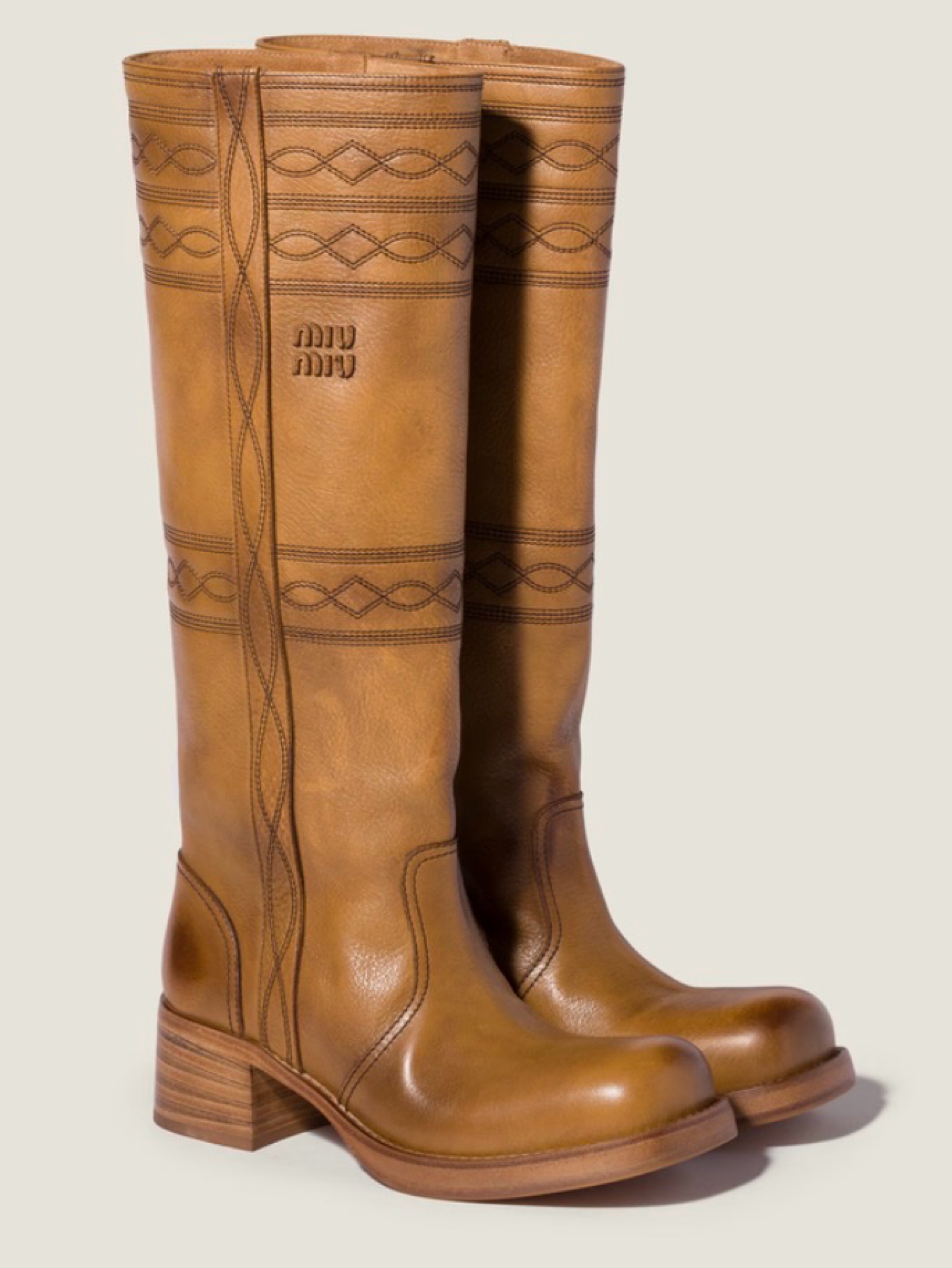 Miu miu boots western