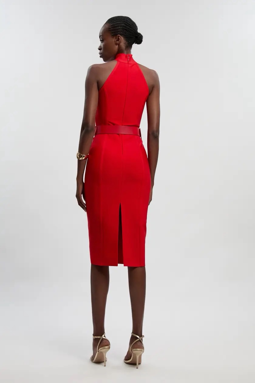 Red Karen Millen Dress by Karen Millen - Pickle Red Karen Millen Dress by Karen Millen - Pickle