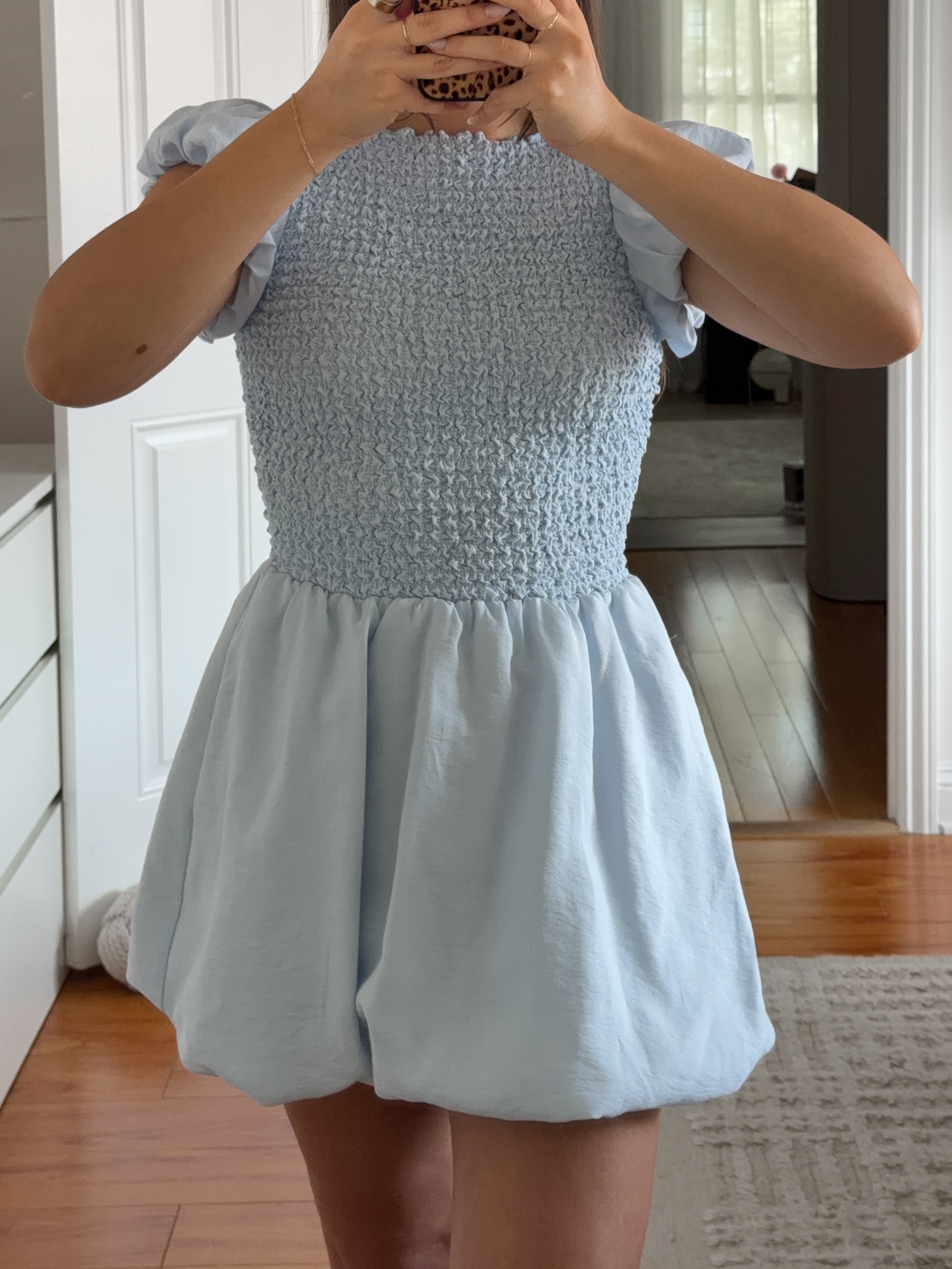 Aritzia Bubble Hem Dress by Aritzia - Pickle