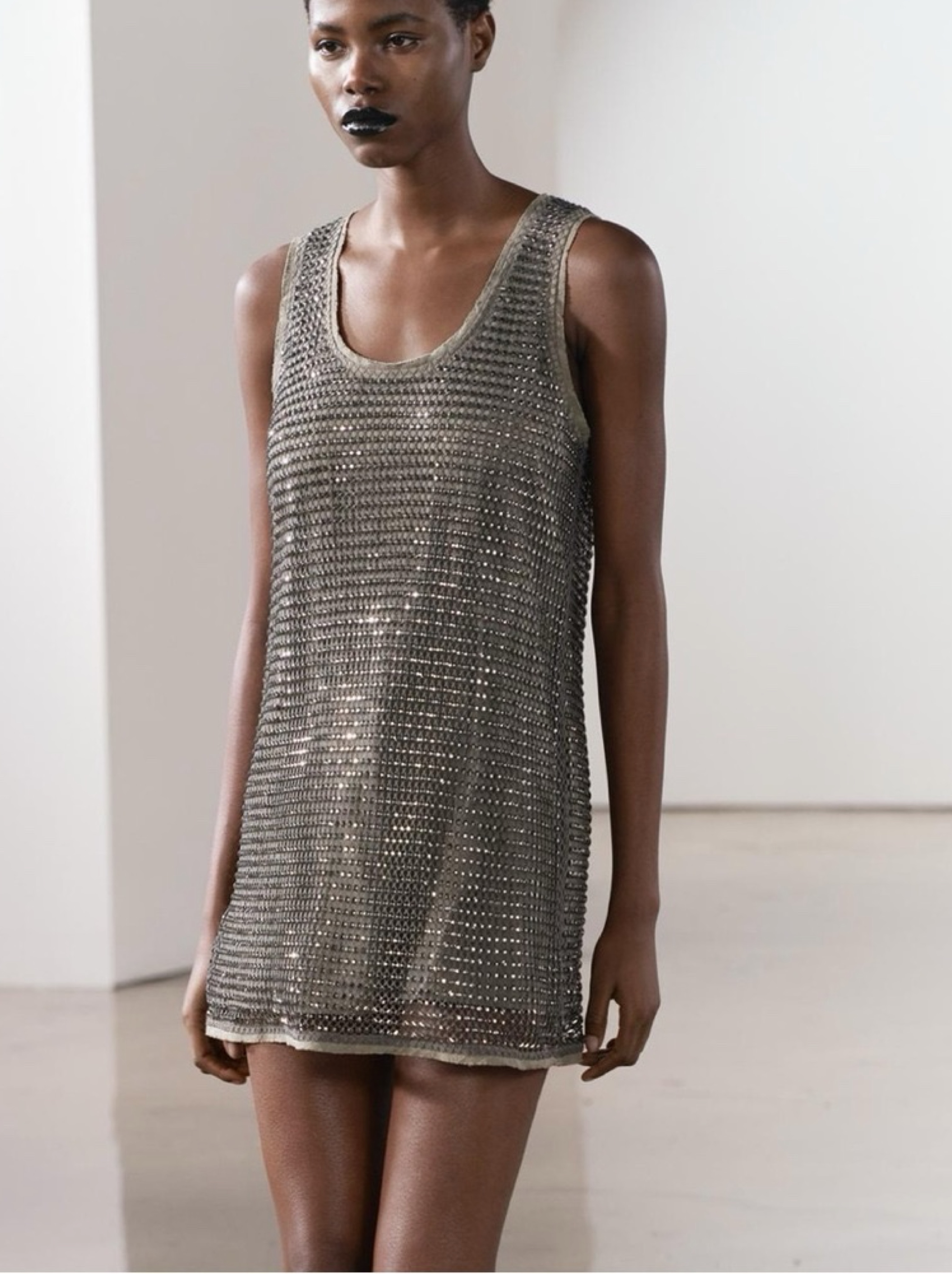 anna quan delfina dress champagne TAUPE | size:L Tall This dress can be Lightweight dress Summer Dresses Gypsy Style